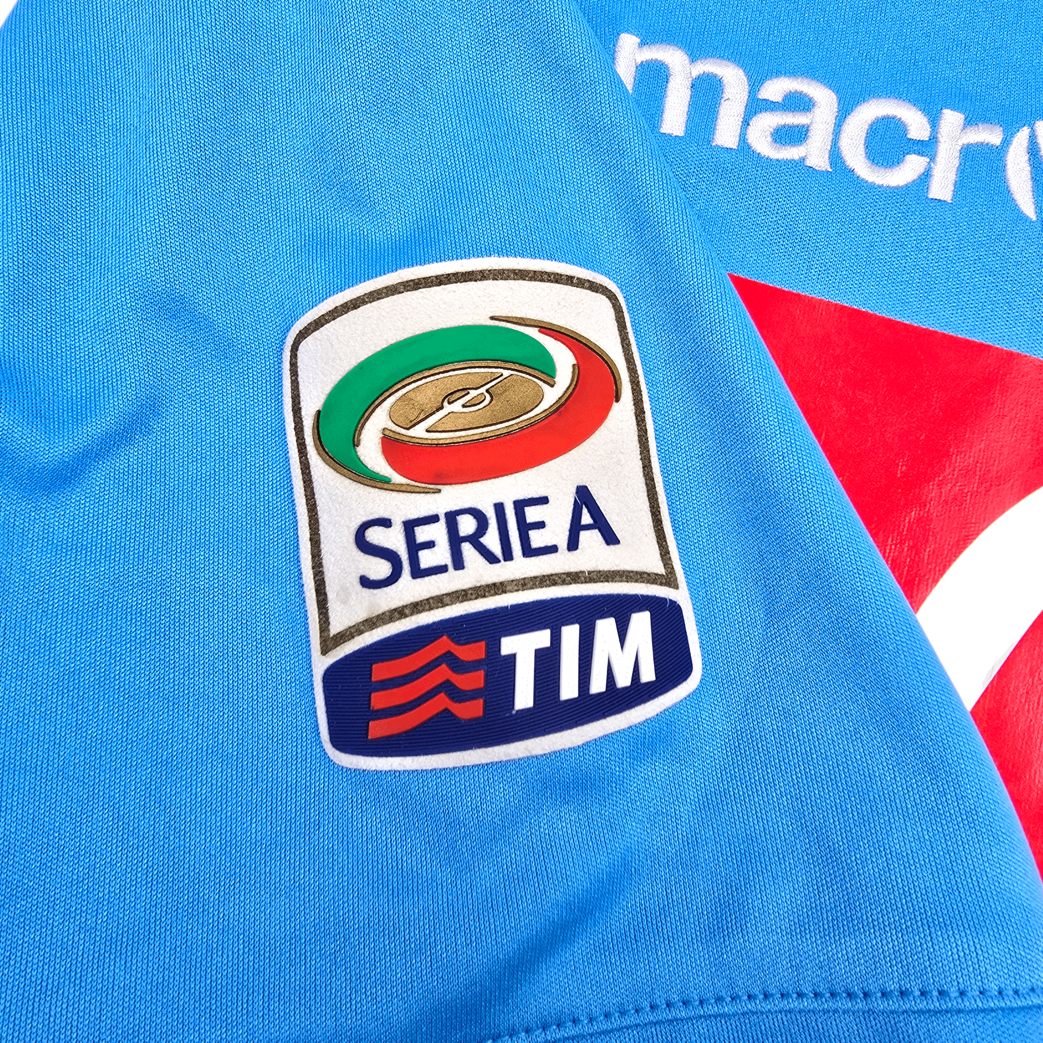 2011/12 Napoli Home Shirt (S) Macron #7 Cavani