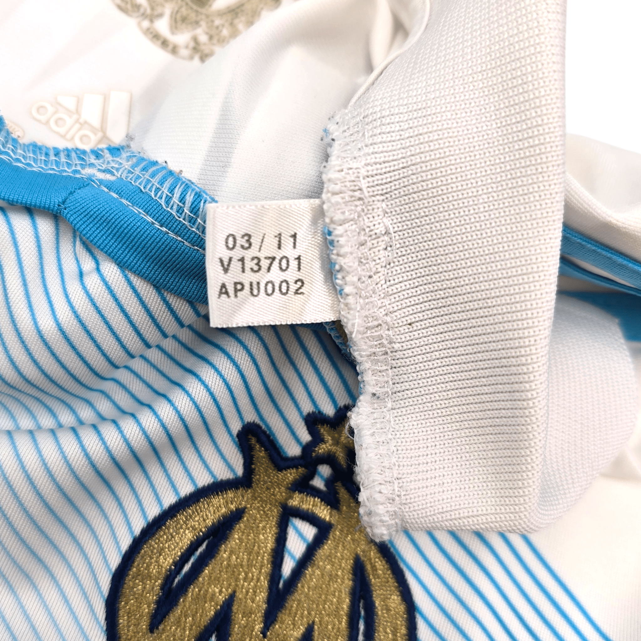 2011/12 Olympique Marseille Home Shirt (L) Adidas - Gignac #10