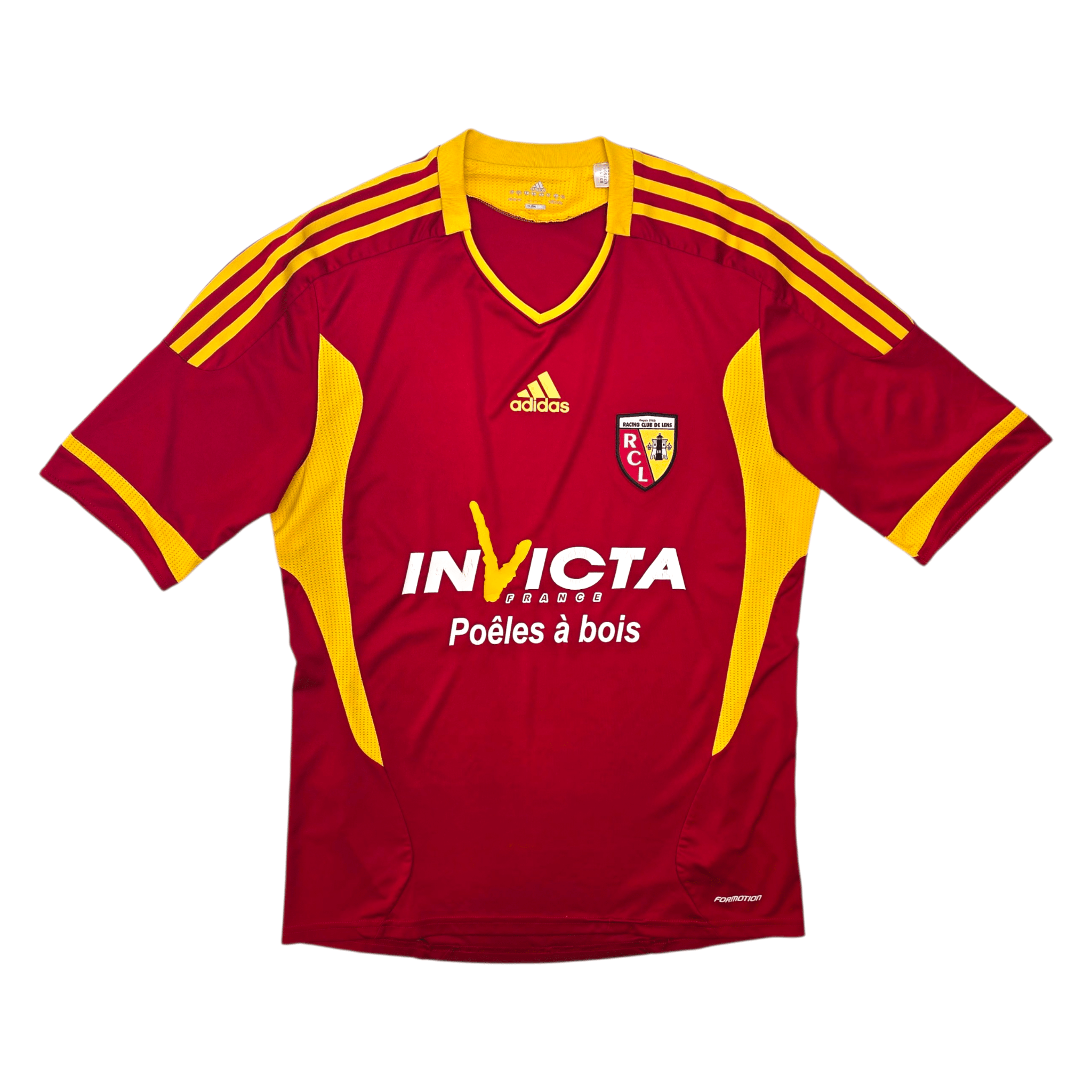 2011/12 RC Lens Home Shirt (L) - Adidas Player Issue - Ligue 2 Era