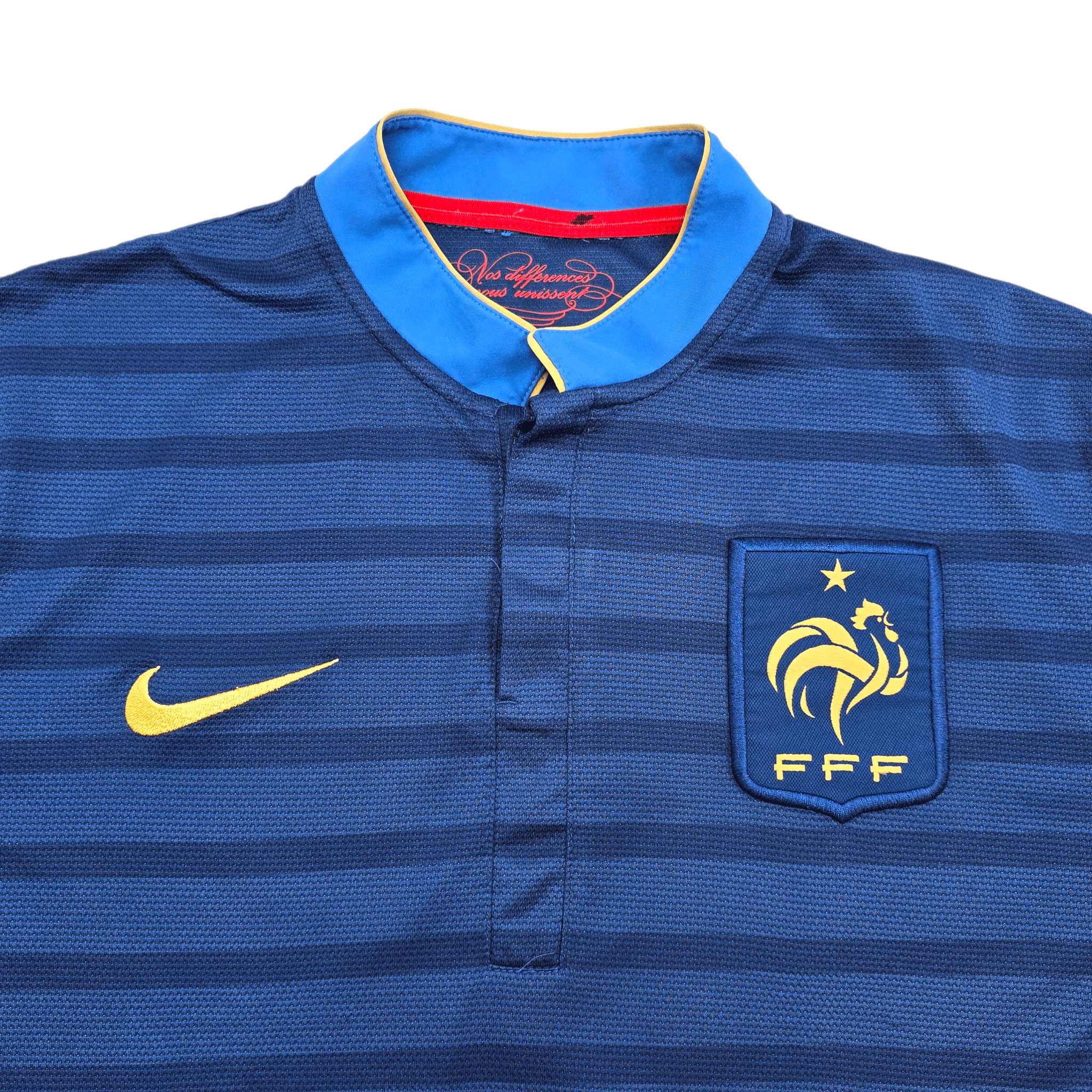 2012/13 France Home Football Shirt (M) Nike - Les Bleus World Cup Qualifiers