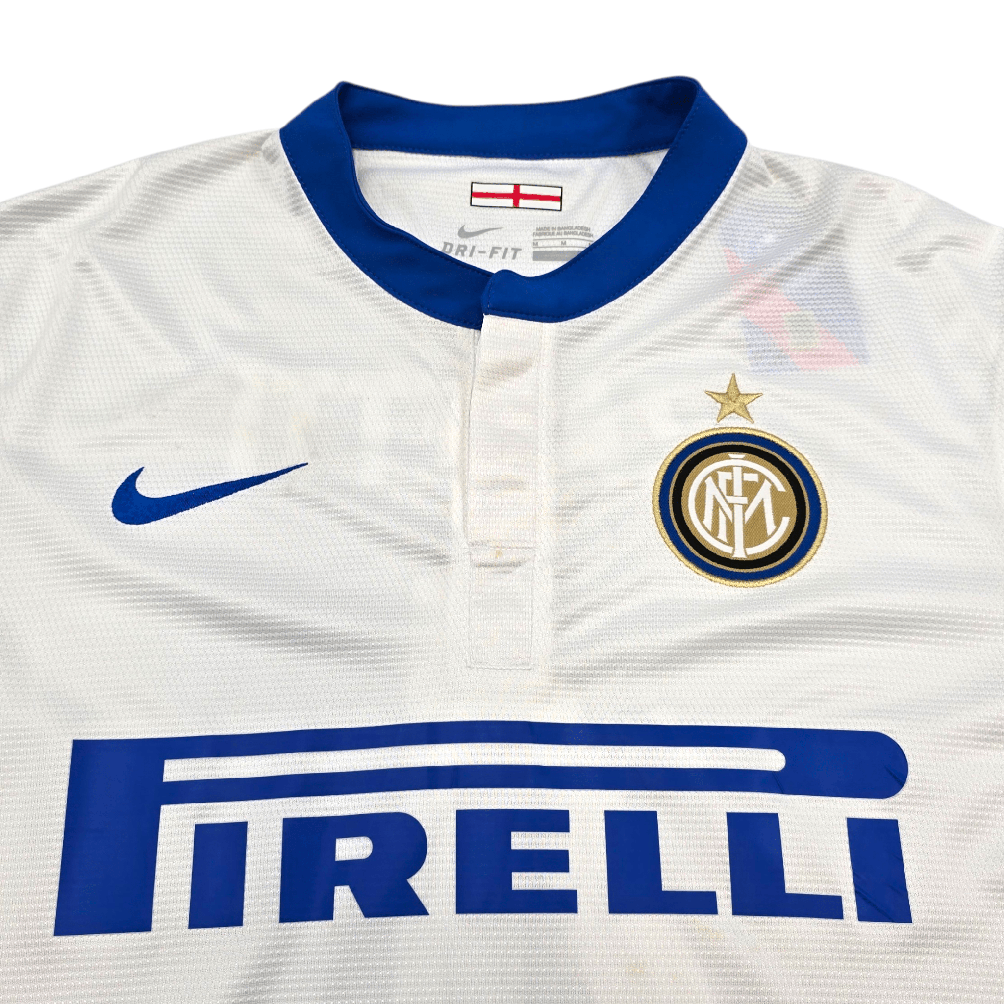 2013/14 Inter Milan Away Shirt (M) Nike - Zanetti #4