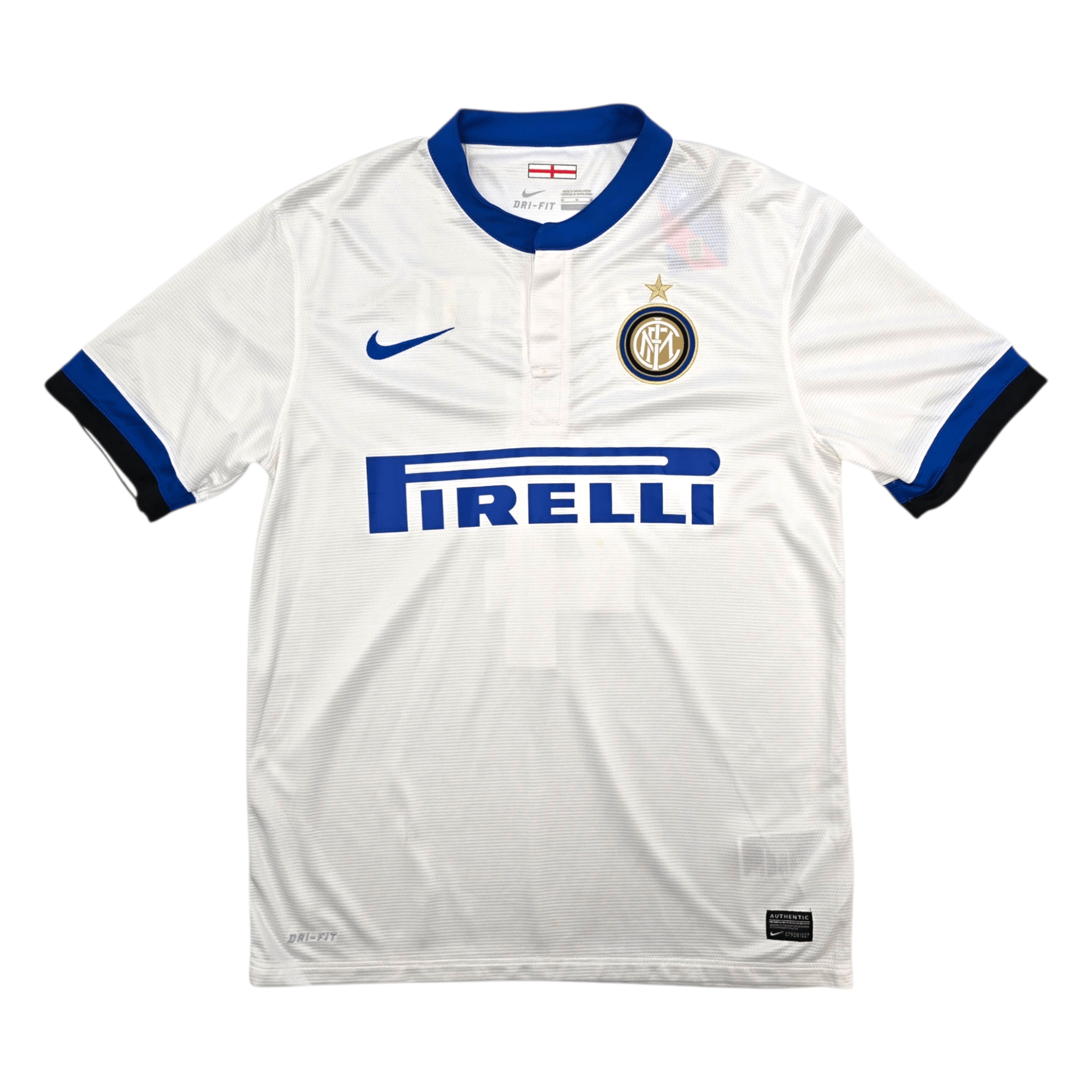 2013/14 Inter Milan Away Shirt (M) Nike - Zanetti #4