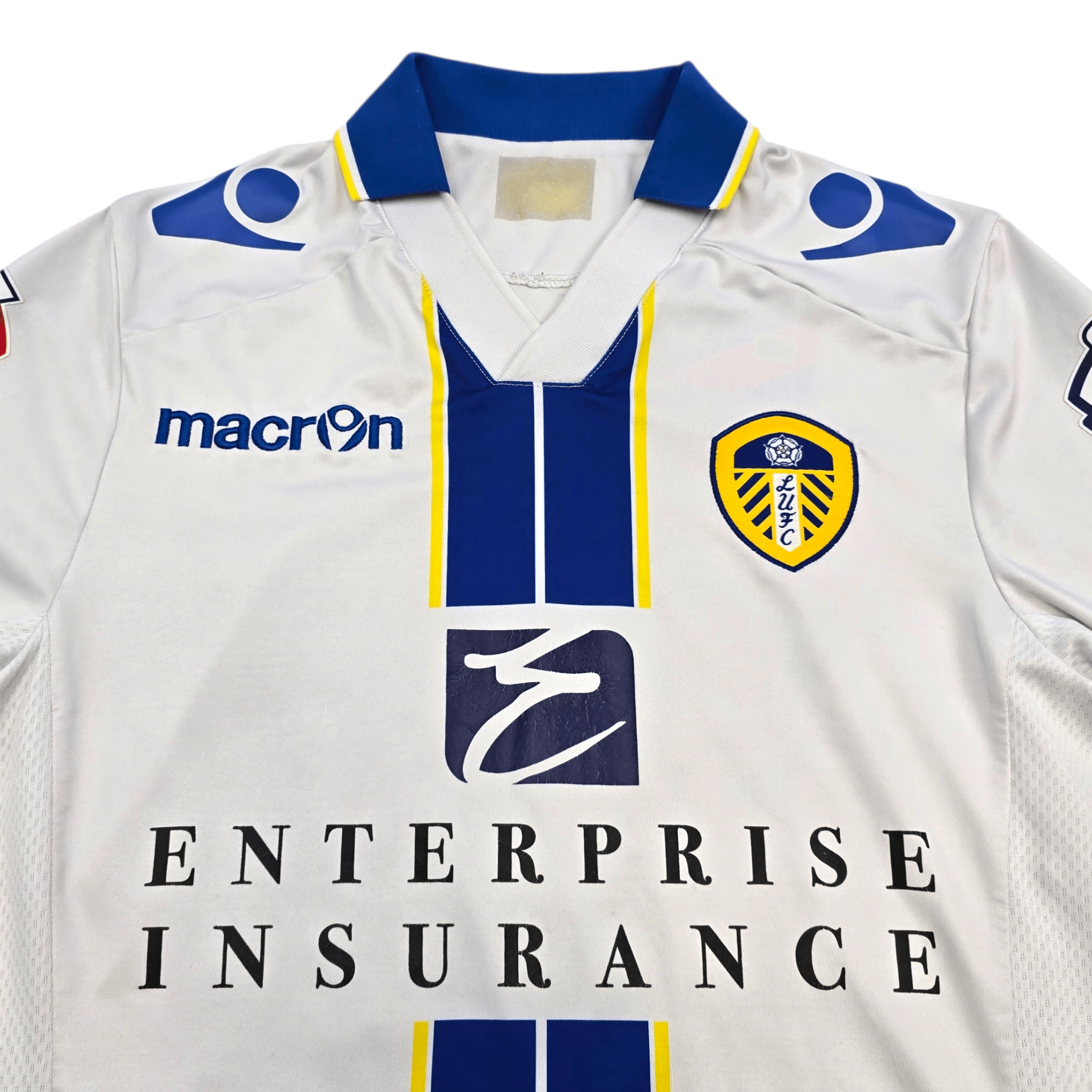 2013/14 Leeds United Home Shirt (S) Macron #19 Norris - Championship Era