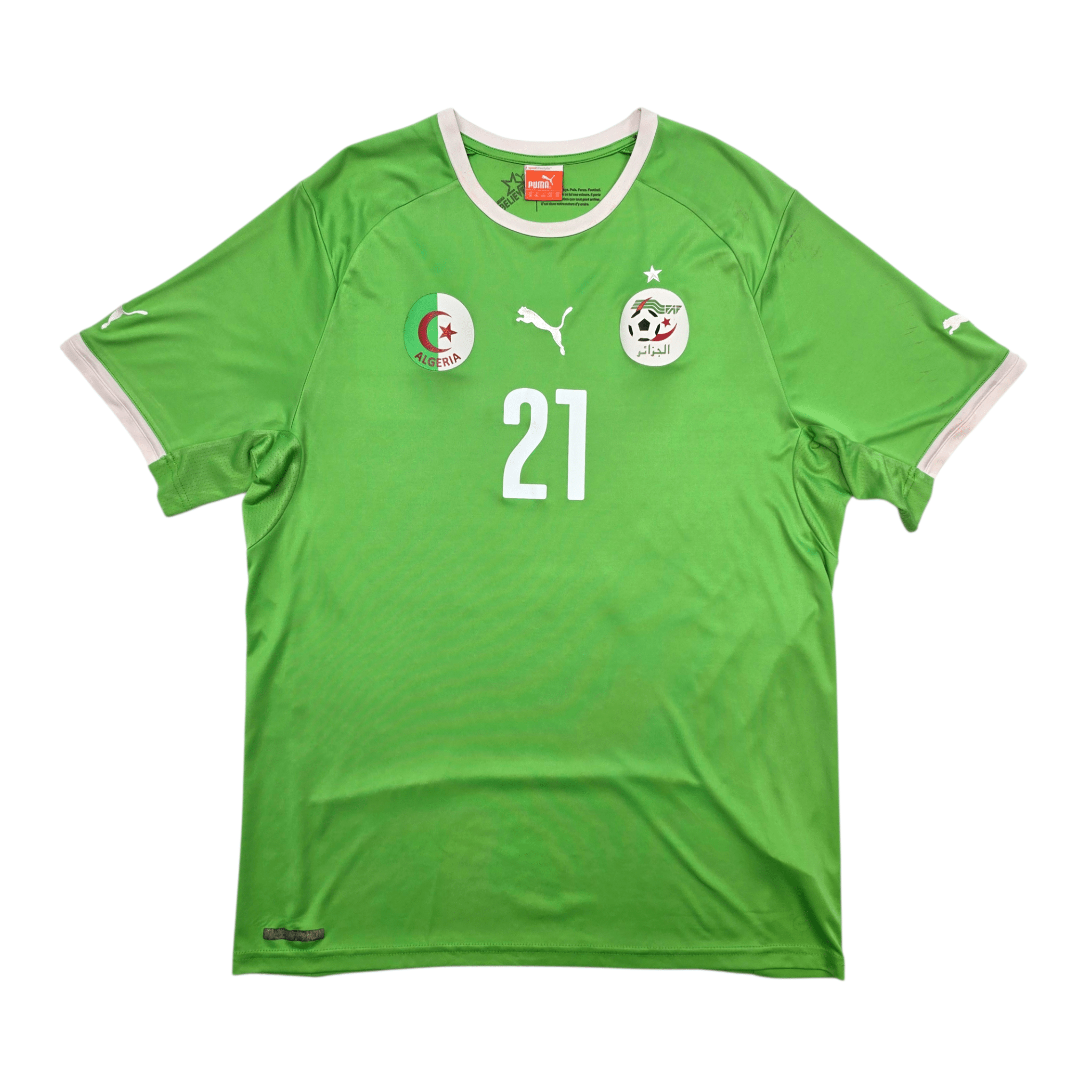 Algeria 2014/15 Away Football Shirt (XL) Puma #21 Mahrez