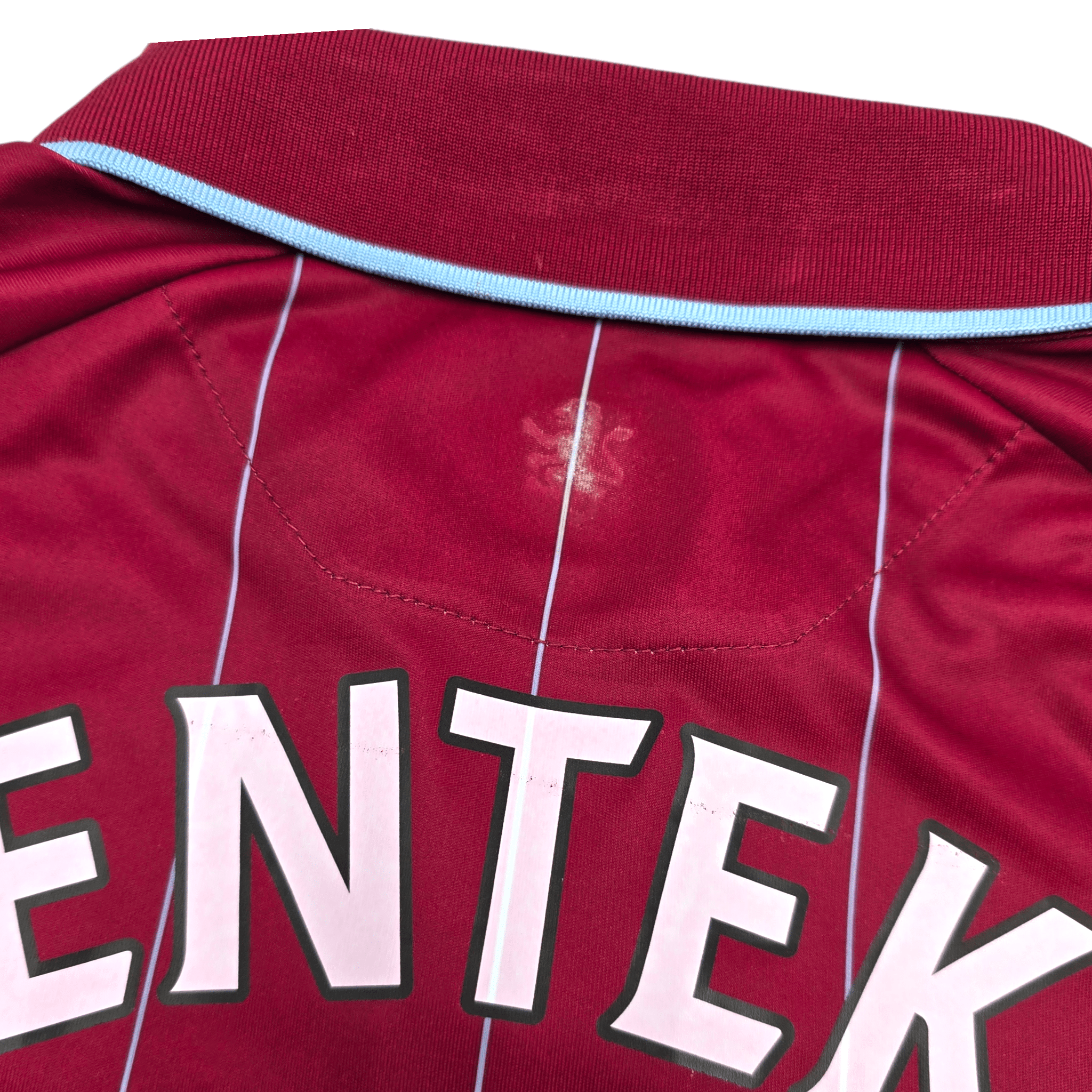 2014/15 Aston Villa Home Shirt (XL) Macron #20 Benteke - Official Original