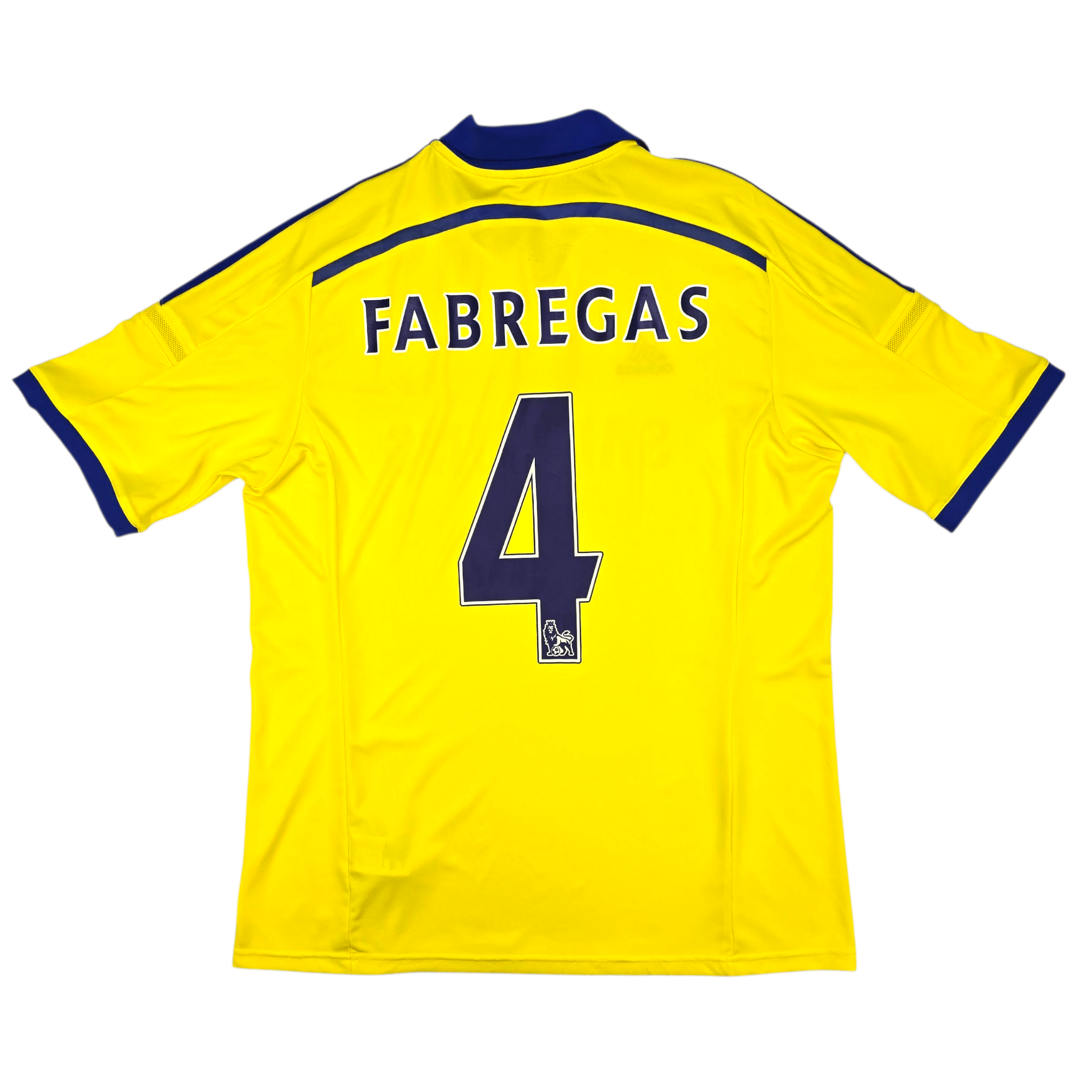 2014/15 Chelsea Away Football Shirt (XL) Adidas #4 Fabregas