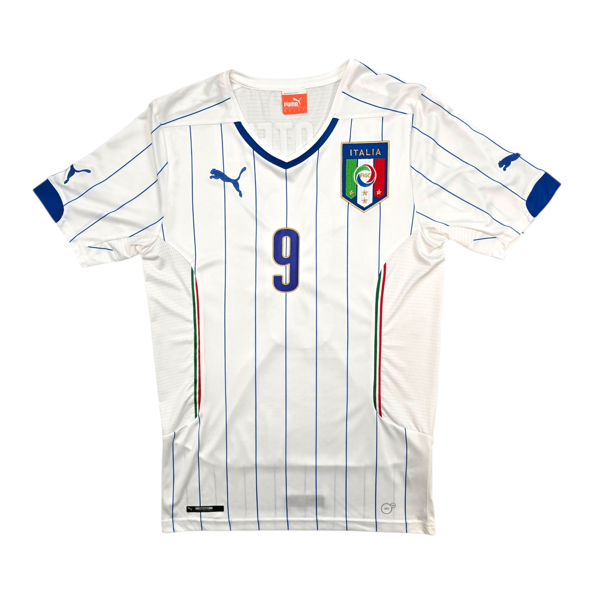 2014/15 Italy Away Football Shirt (S) Puma #9 Balotelli