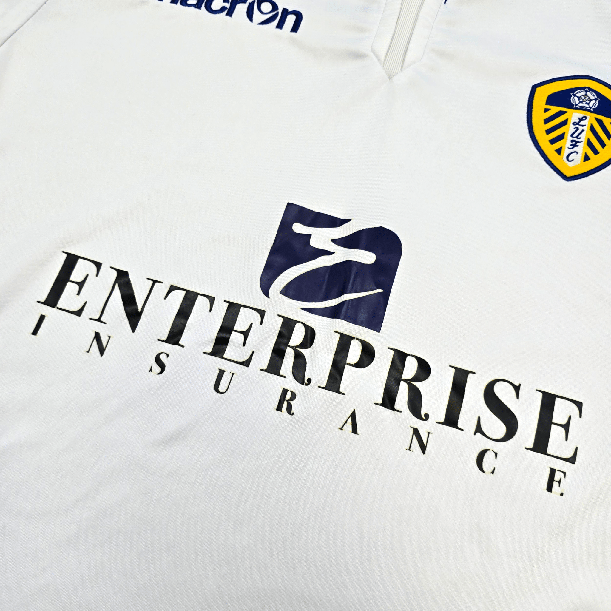 2014/15 Leeds United Home Football Shirt (L) Macron