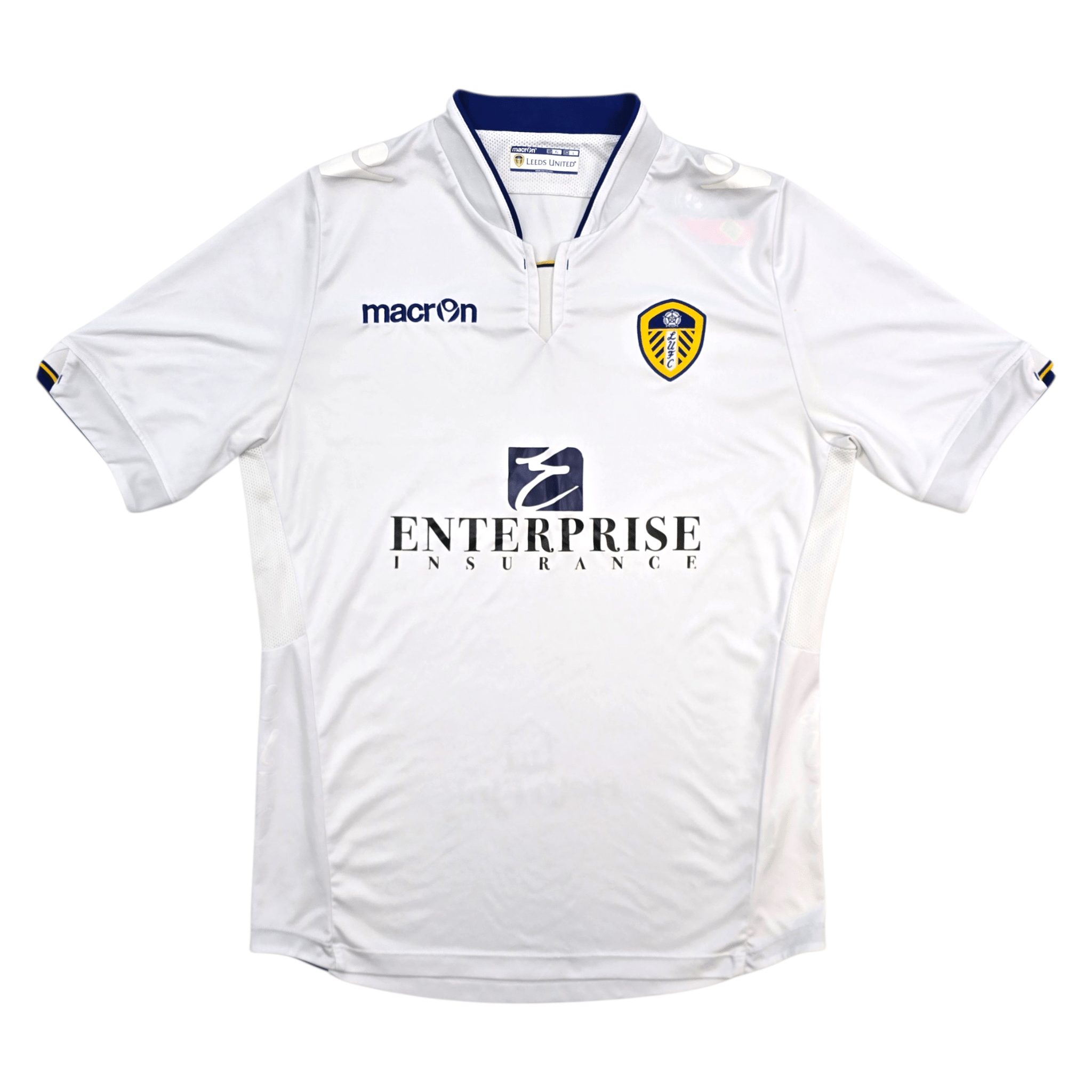 2014/15 Leeds United Home Football Shirt (L) Macron
