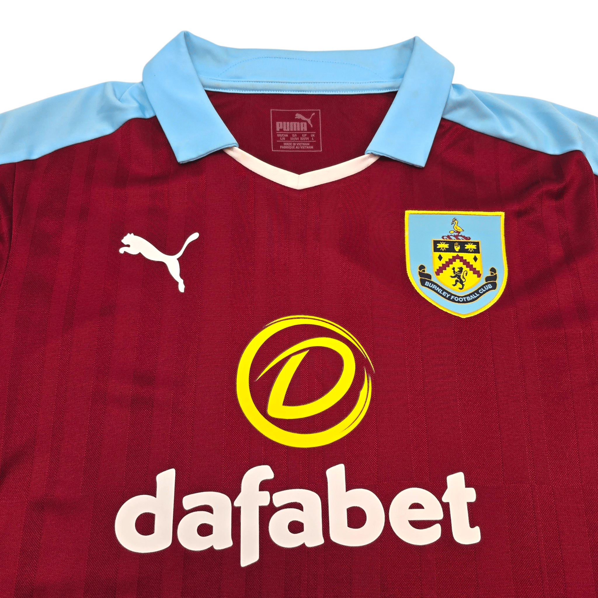 2016/17 Burnley Home Football Shirt (L) - Official Puma