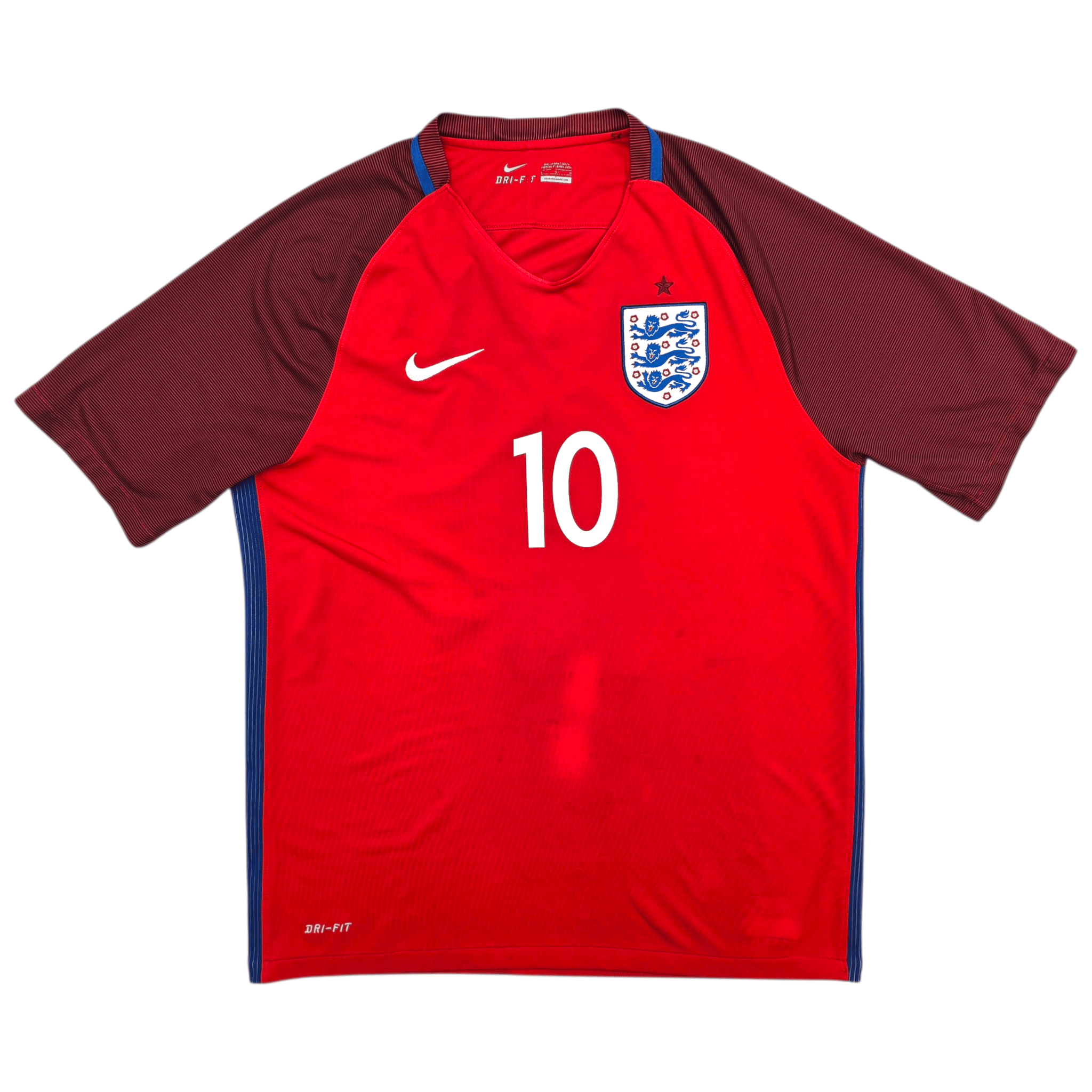 2016/17 England Away Shirt (L) Nike #10 Rooney - World Cup Qualifiers