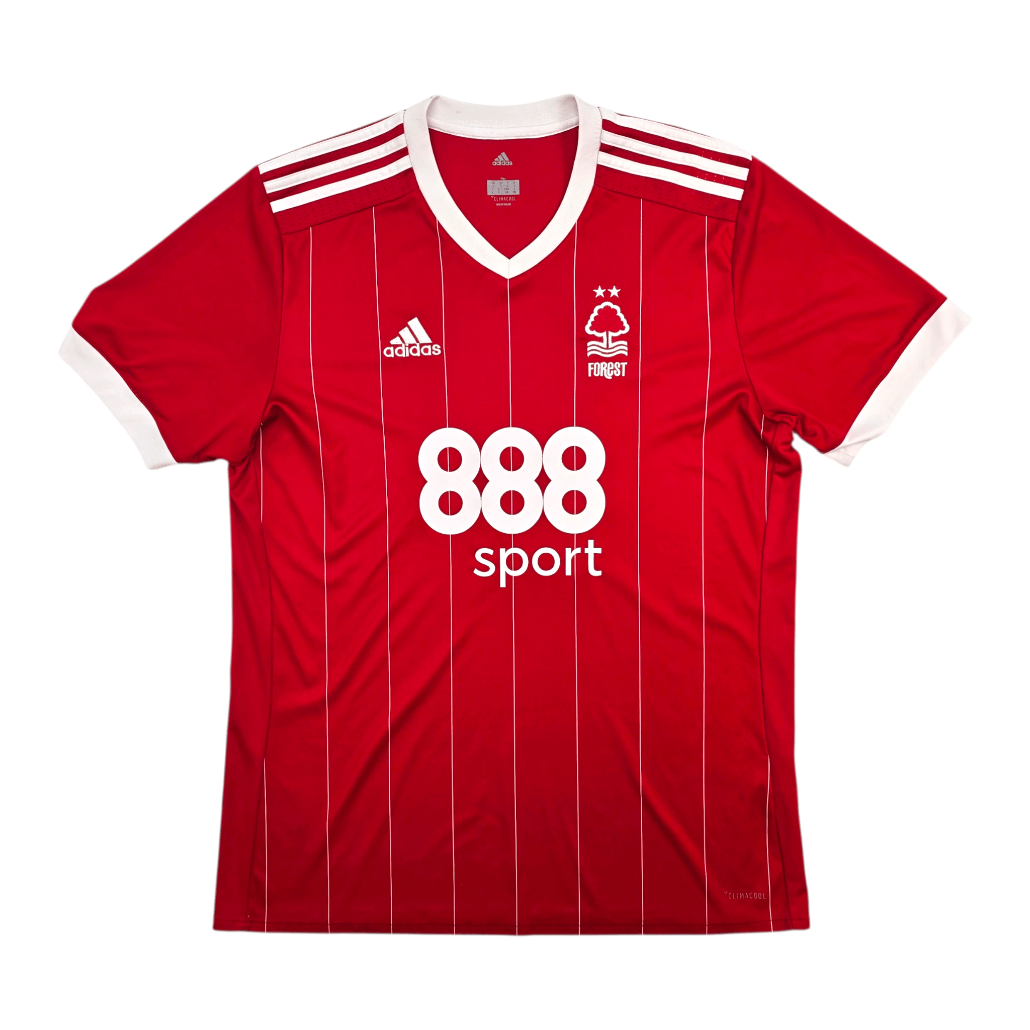 2017/18 Nottingham Forest Home Football Shirt (L) Adidas