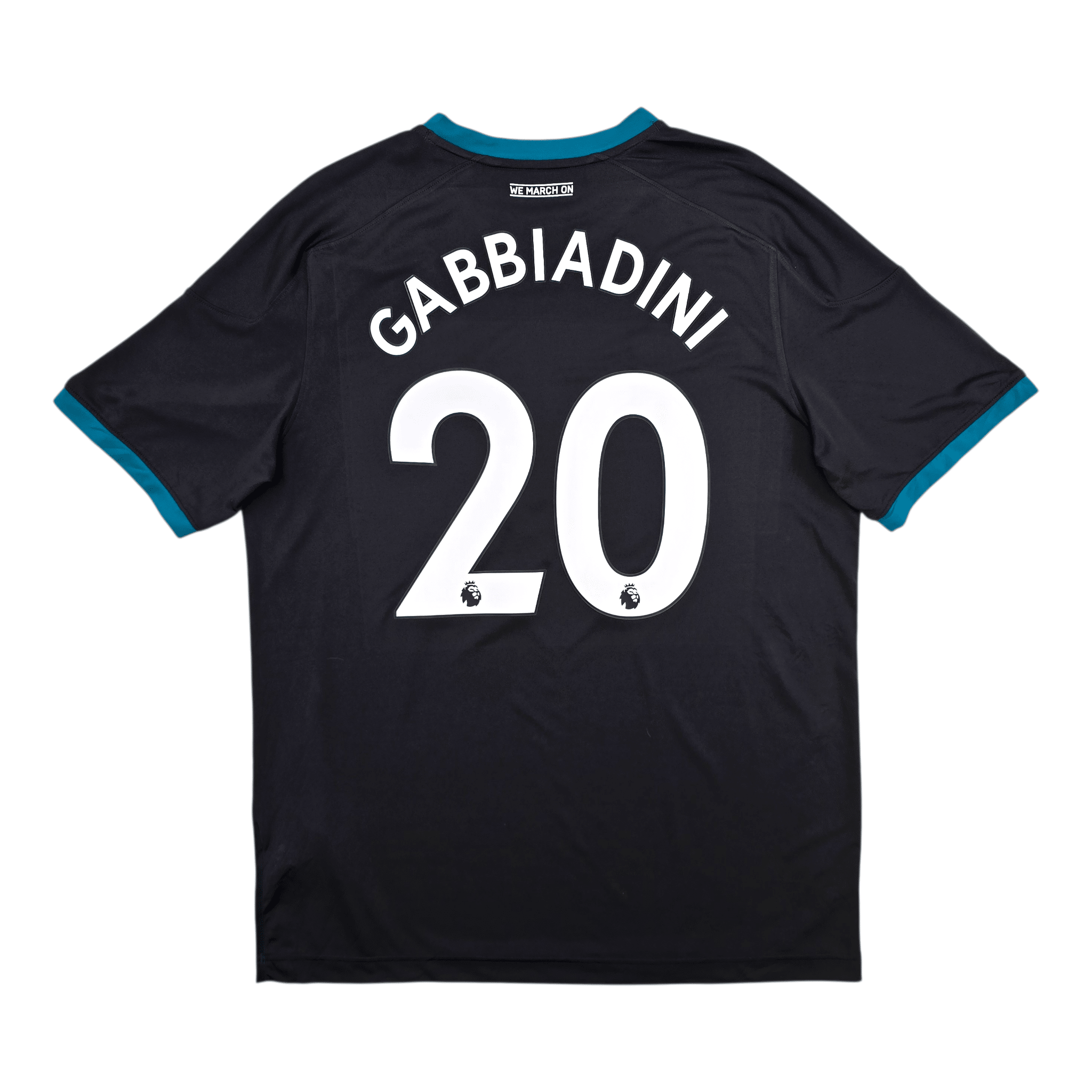 2017/18 Southampton Away Shirt (XL) Under Armour #20 Gabbiadini