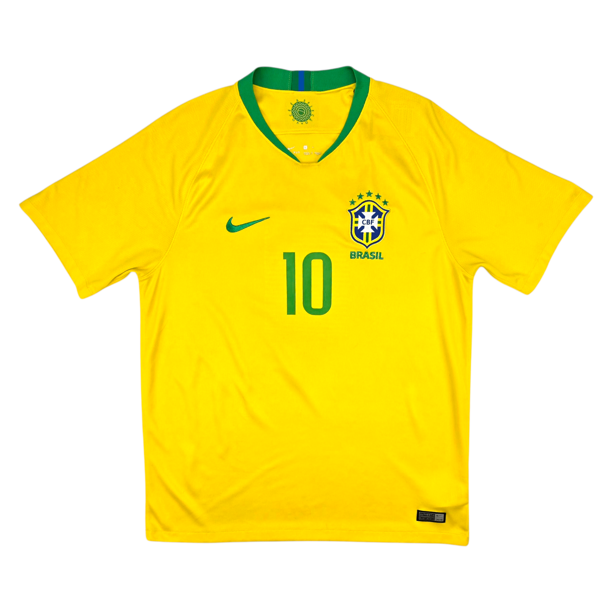 2018/19 Brazil Home Football Shirt (L) Nike #10 Neymar Jr
