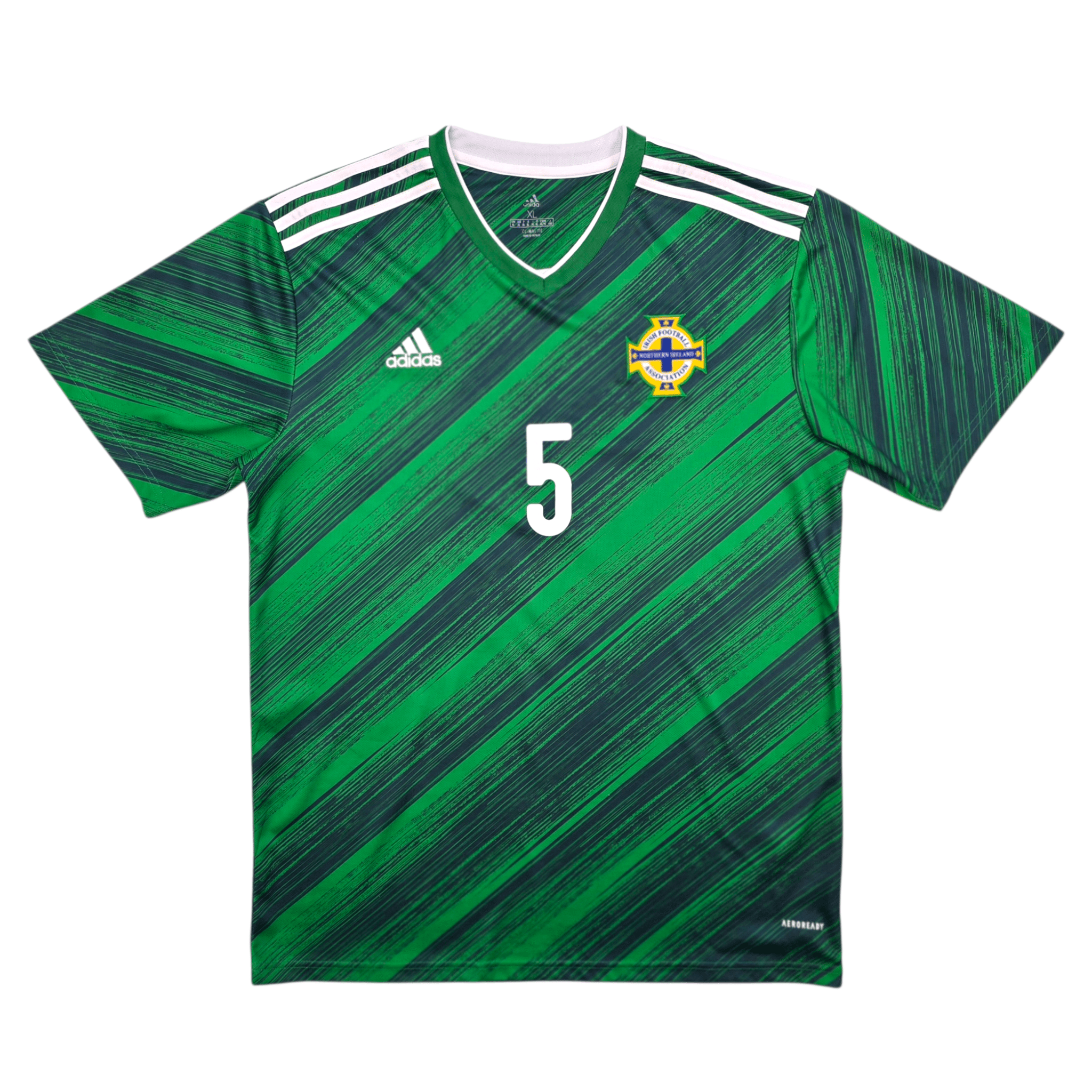 2020/21 Northern Ireland Home Shirt (XL) Adidas #5 Evans