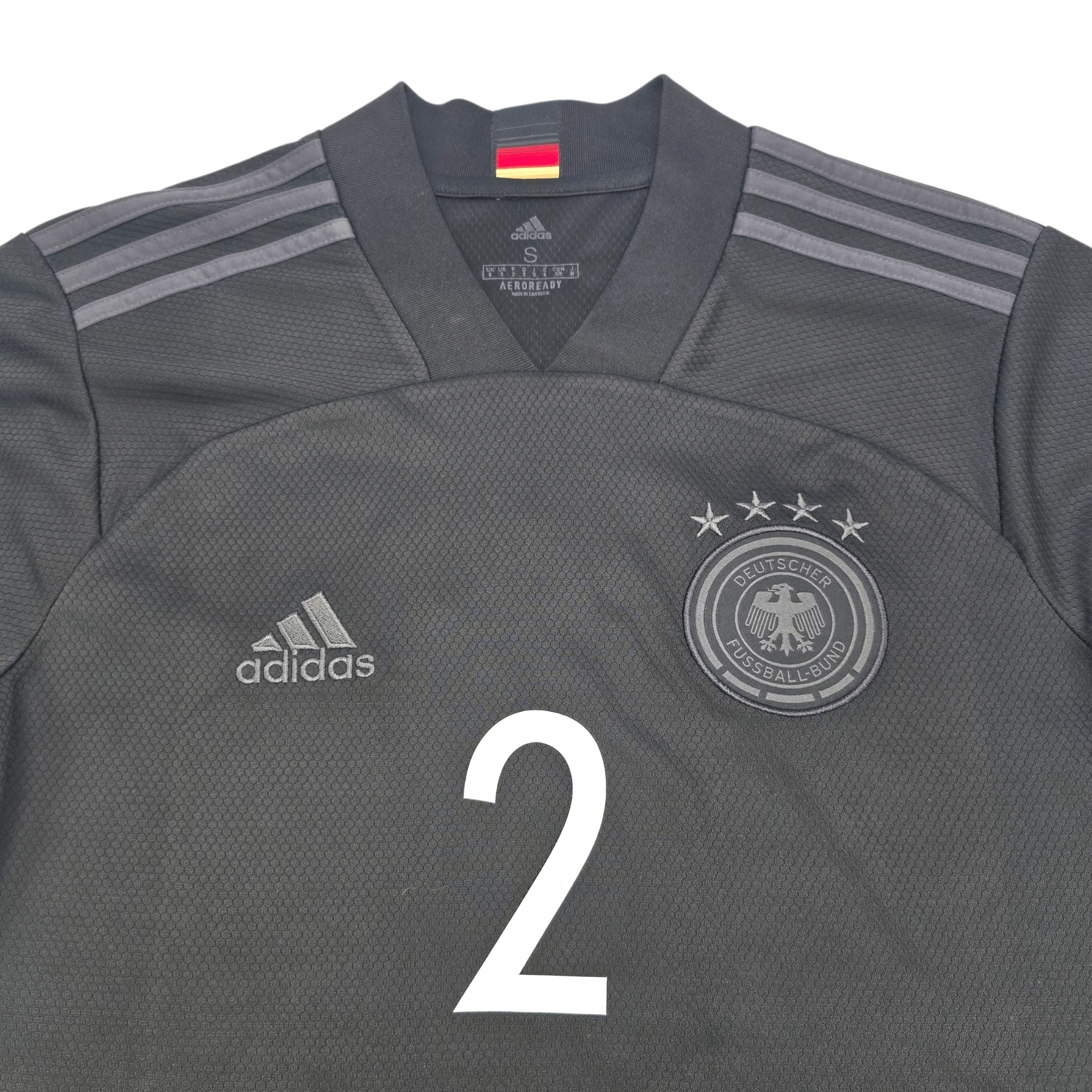 2020/22 Germany Away Football Shirt (S) Adidas #2 Rüdiger