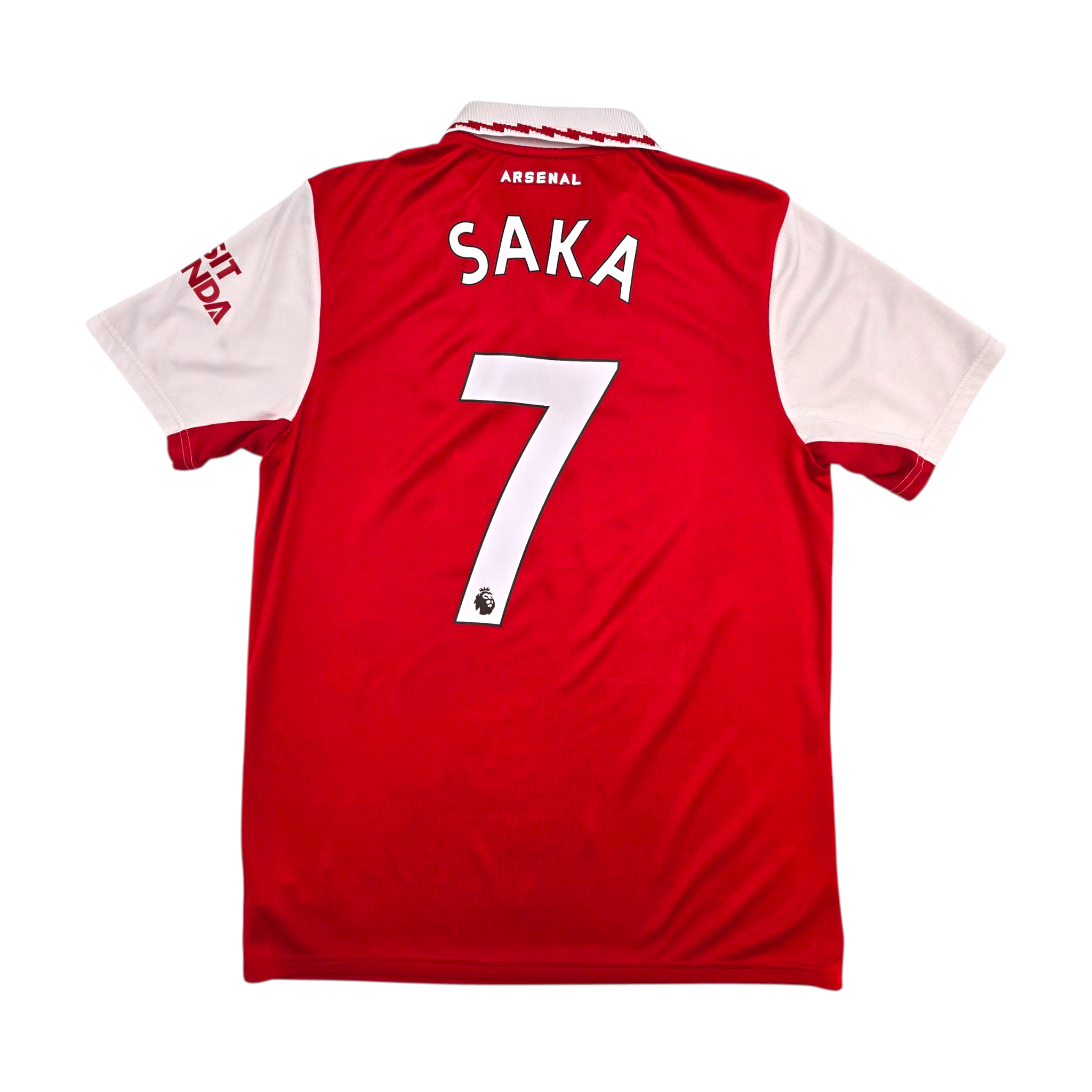 2022/23 Arsenal Home Shirt (M) Adidas #7 Saka - Retro Football Shirt