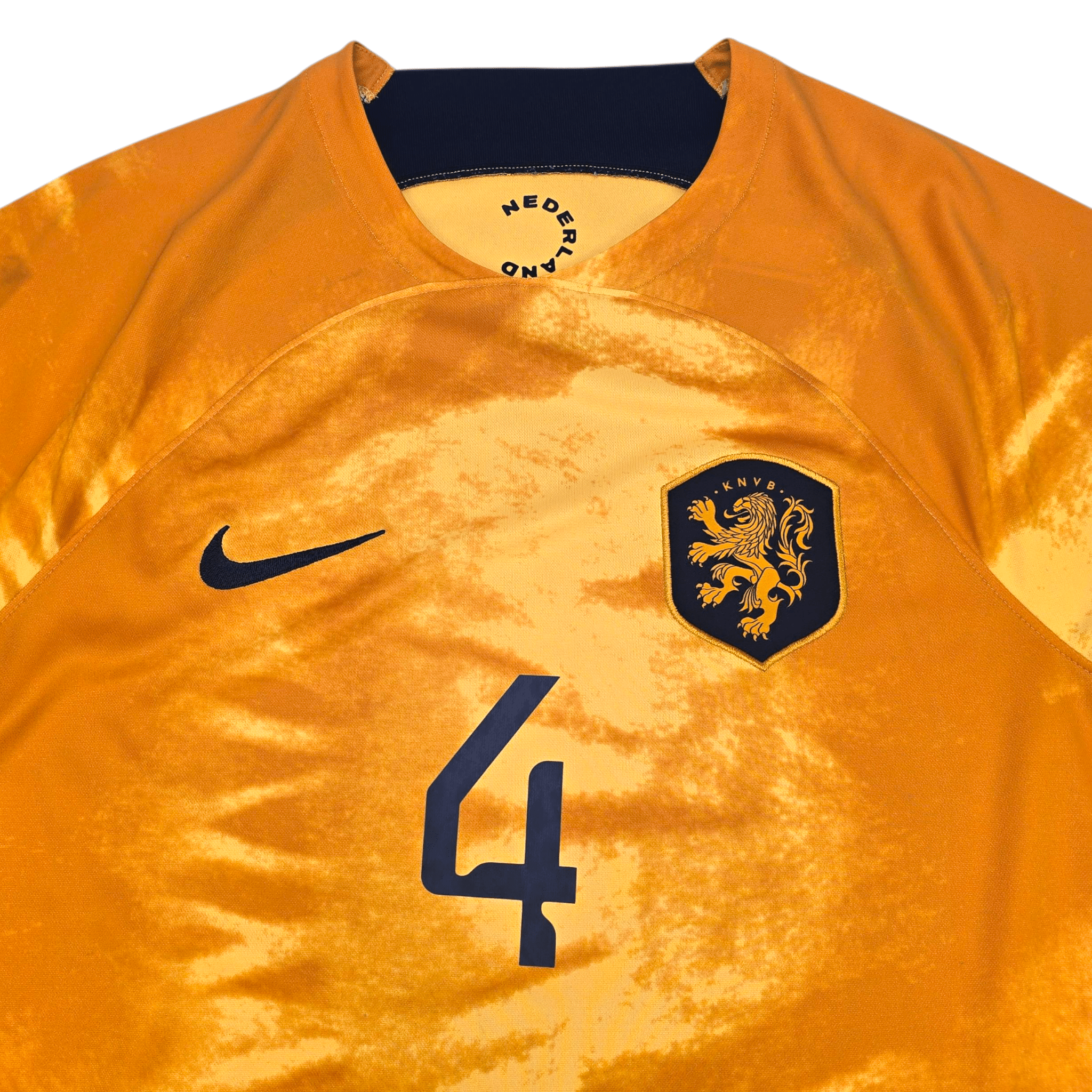 2022/23 Holland Home Football Shirt (M) Nike #4 Virgil