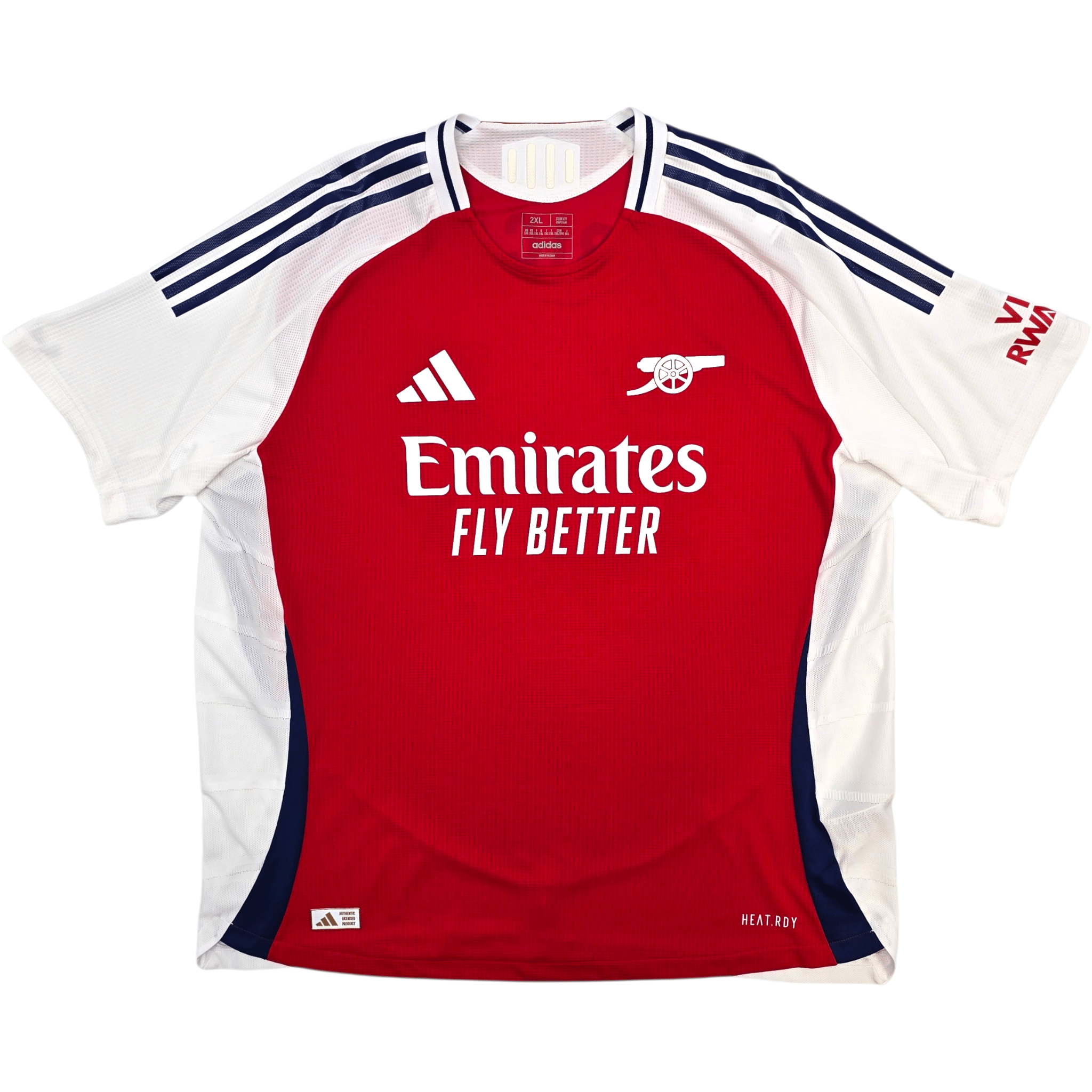 Arsenal Home Shirt 2024/25 Player Version #41 Rice (2XL) Adidas