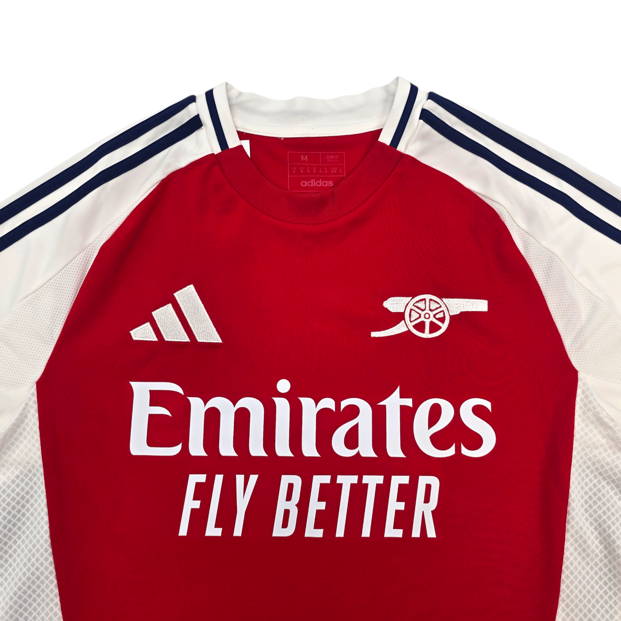 Arsenal 2024/25 Home Shirt (M) Adidas #41 Rice - Official Jersey
