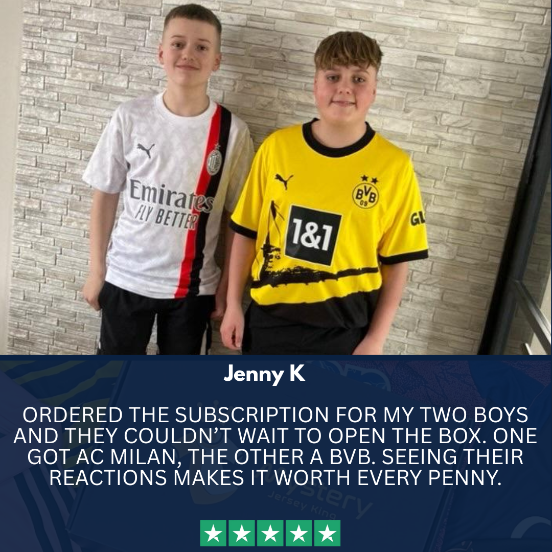 Kids Mystery Football Shirt Box