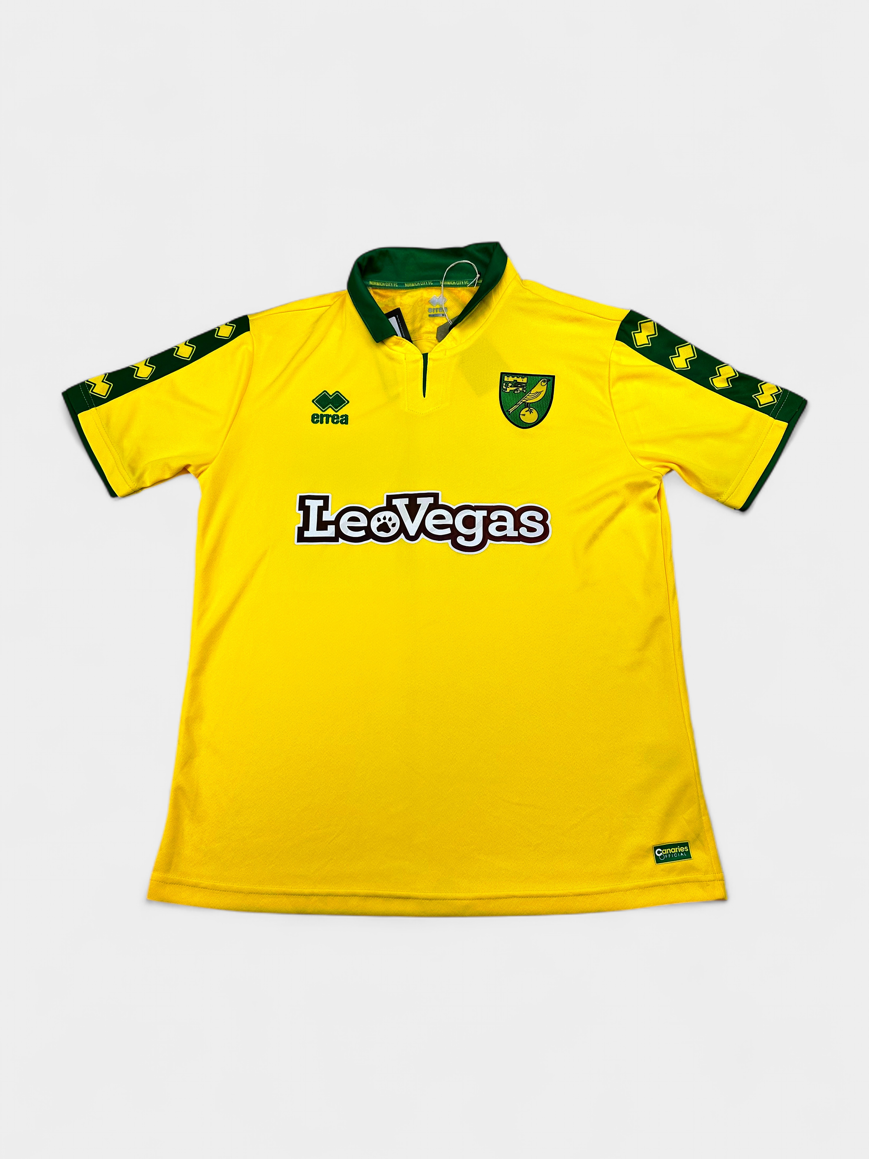 Norwich City 2017-18 Home Shirt - Errea (XL)