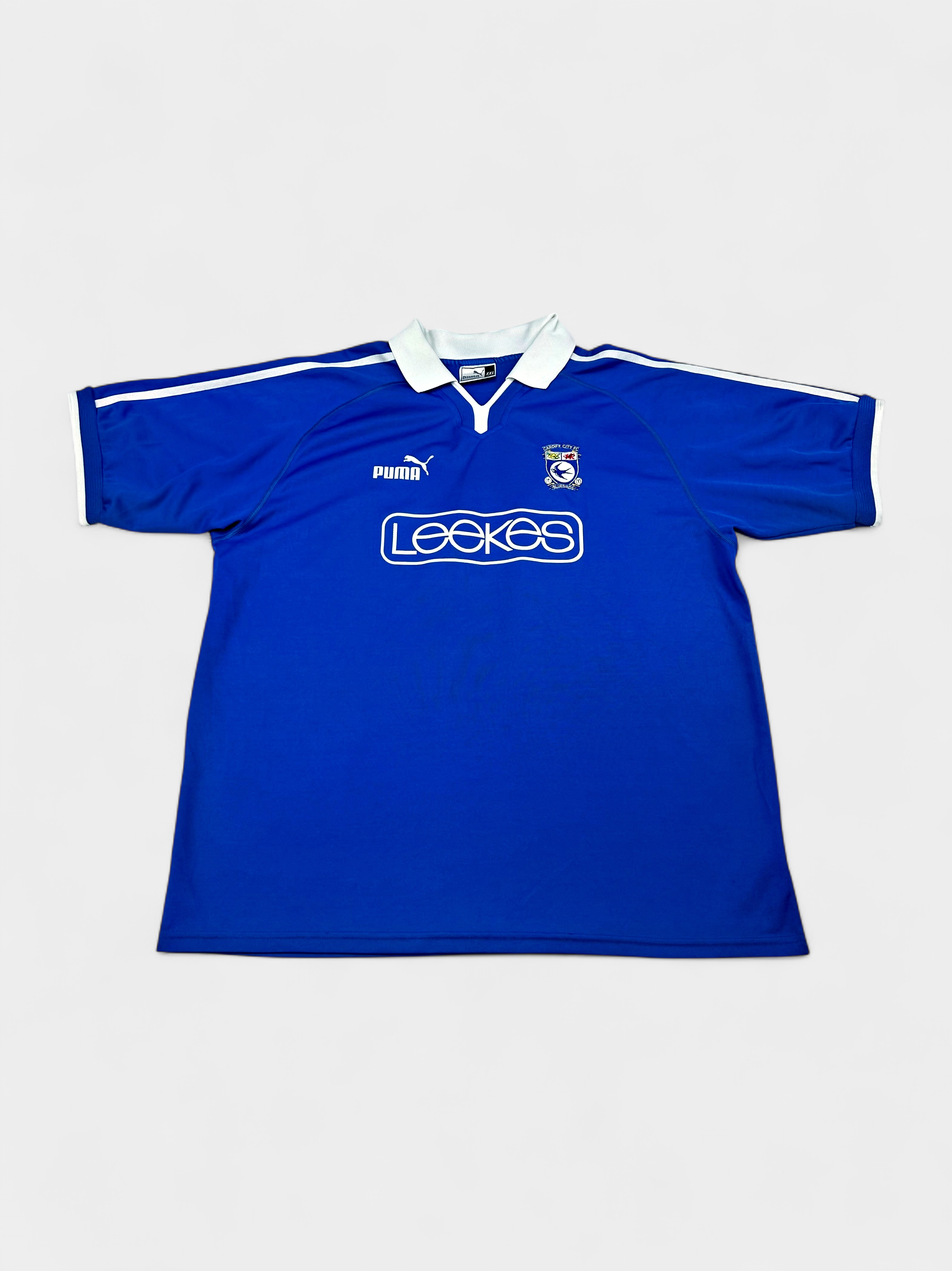 Cardiff City 2002-03 Home Shirt (XXL) - Earnshaw Promotion Campaign