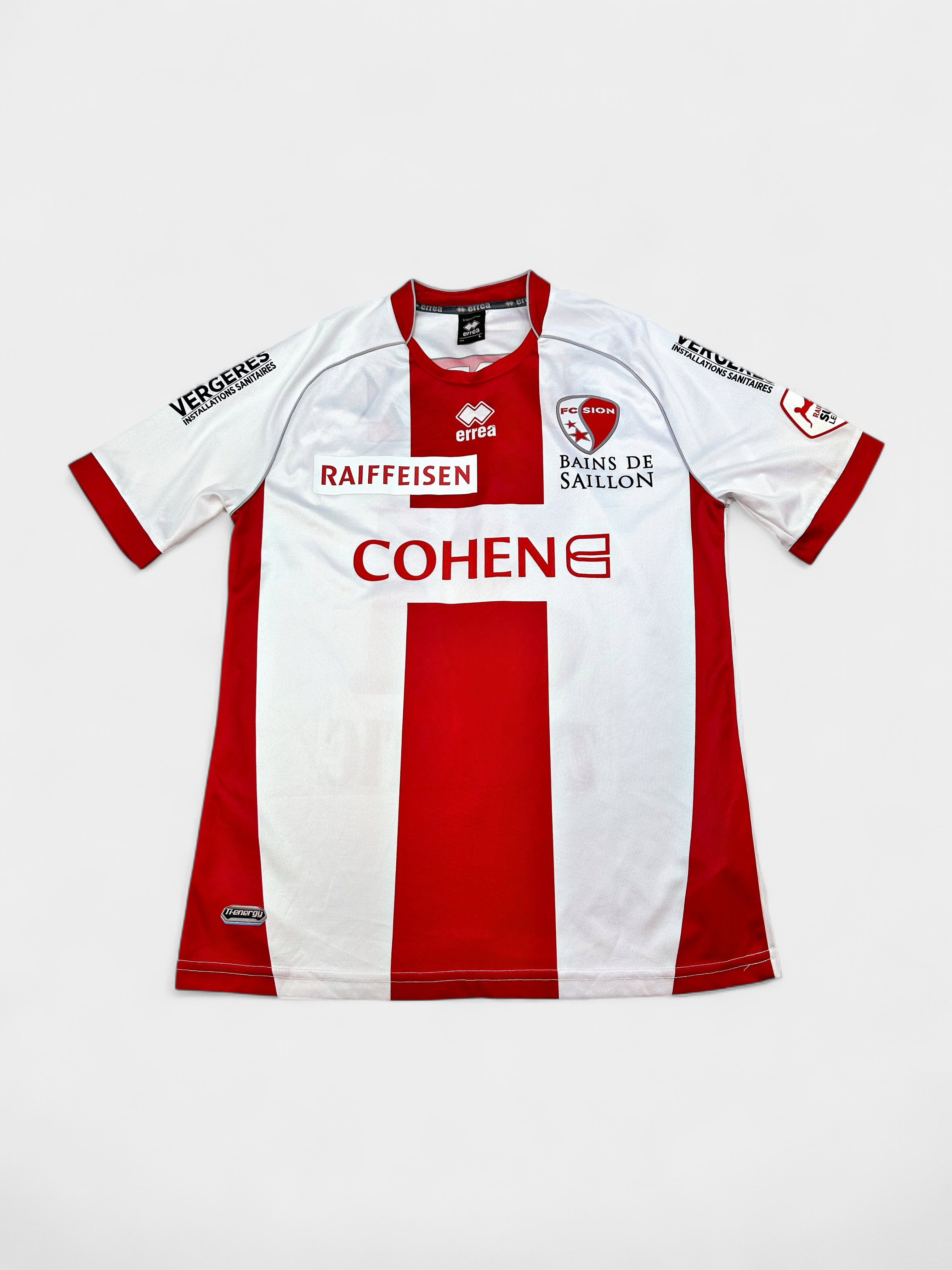 FC Sion 2014-15 Home Shirt - Erreà - Large