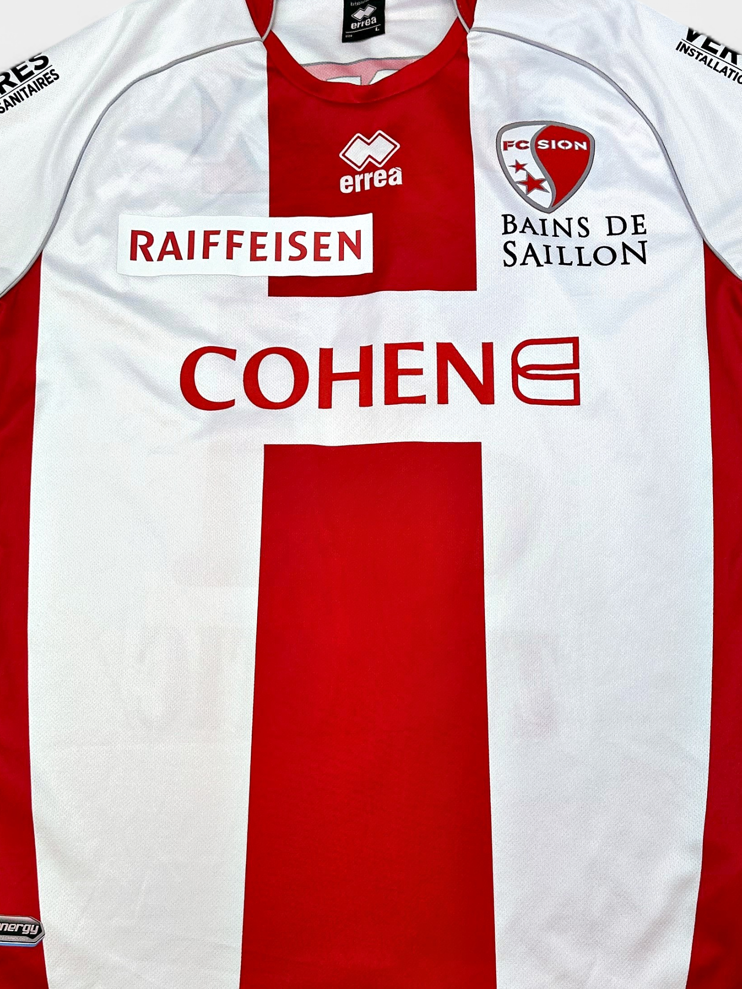 FC Sion 2014-15 Home Shirt - Erreà - Large