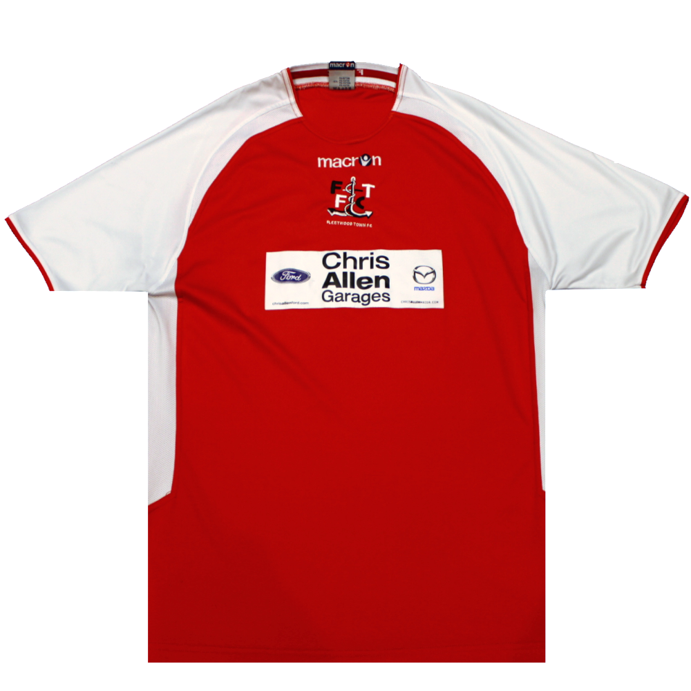 Fleetwood Town 2007-08 Home Shirt - Original Vintage Football Shirt XL
