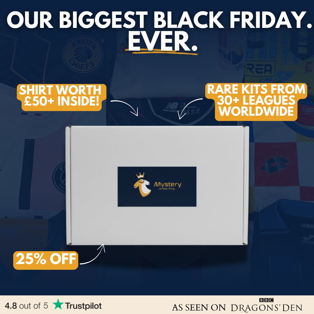 Kids Mystery Football Shirt Box - Black Friday