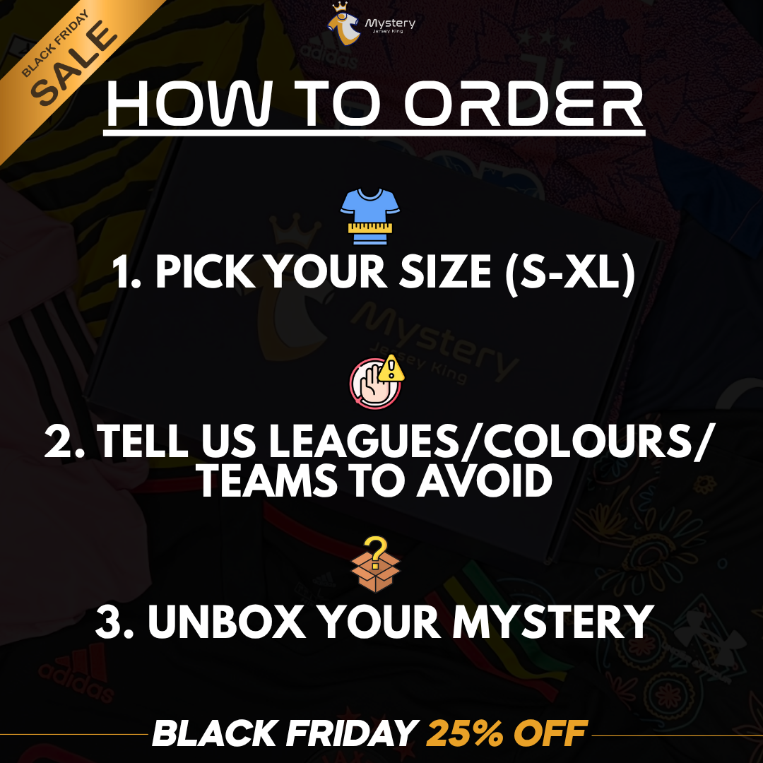 Mens Mystery Football Shirt Box - Black Friday
