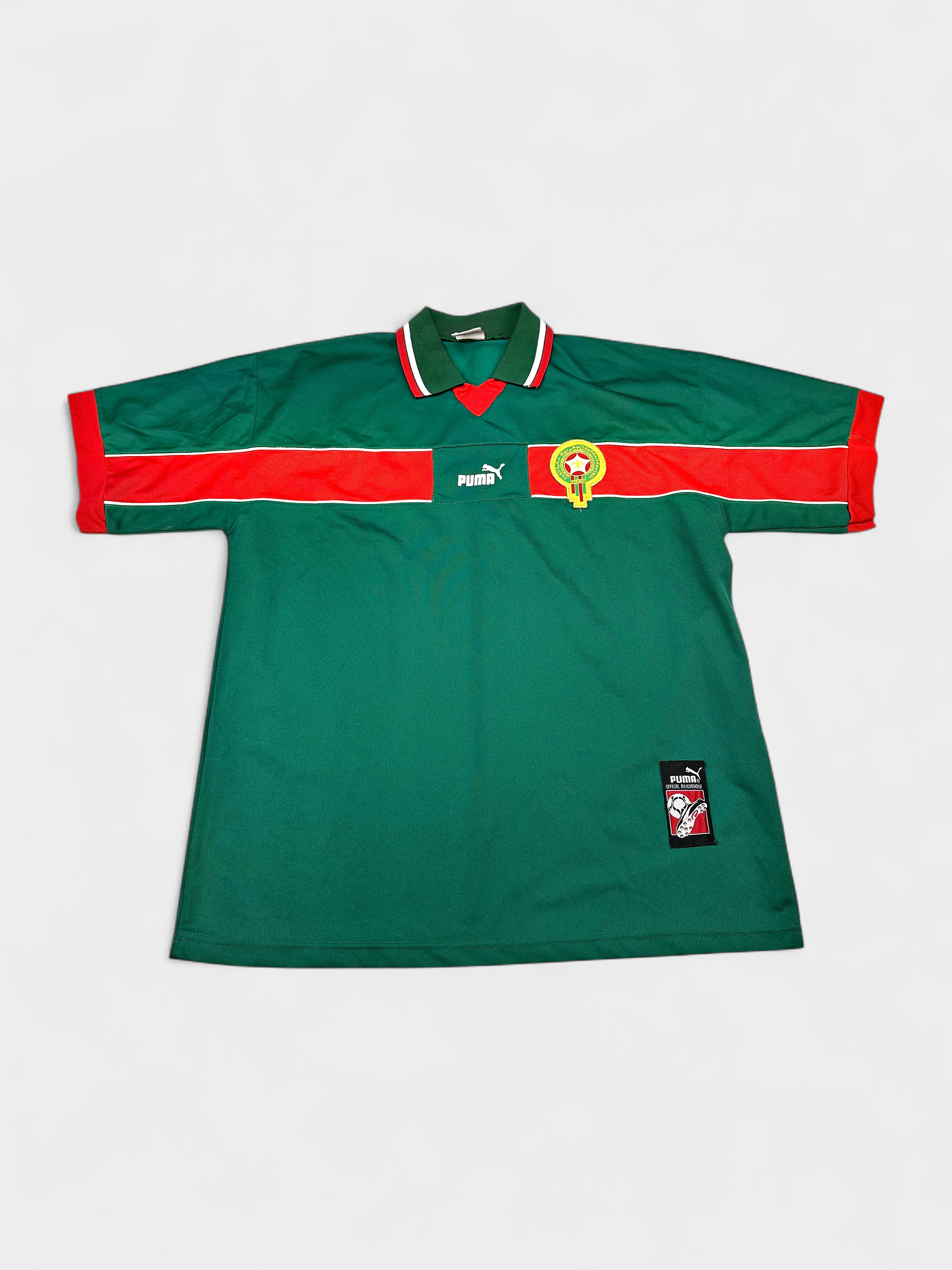 Morocco 1998-00 Home Shirt (L) - Puma Atlas Lions World Cup France '98