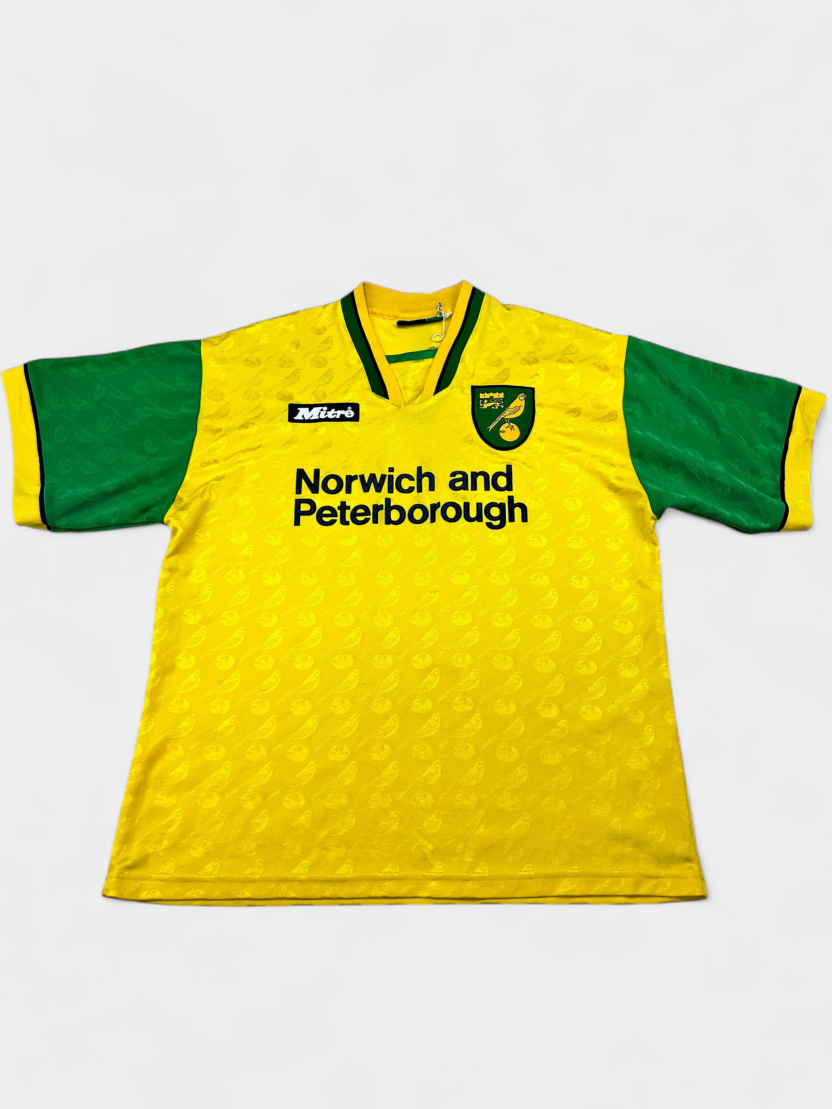 Norwich City 1996-97 Home Shirt - Mitre Original (L)
