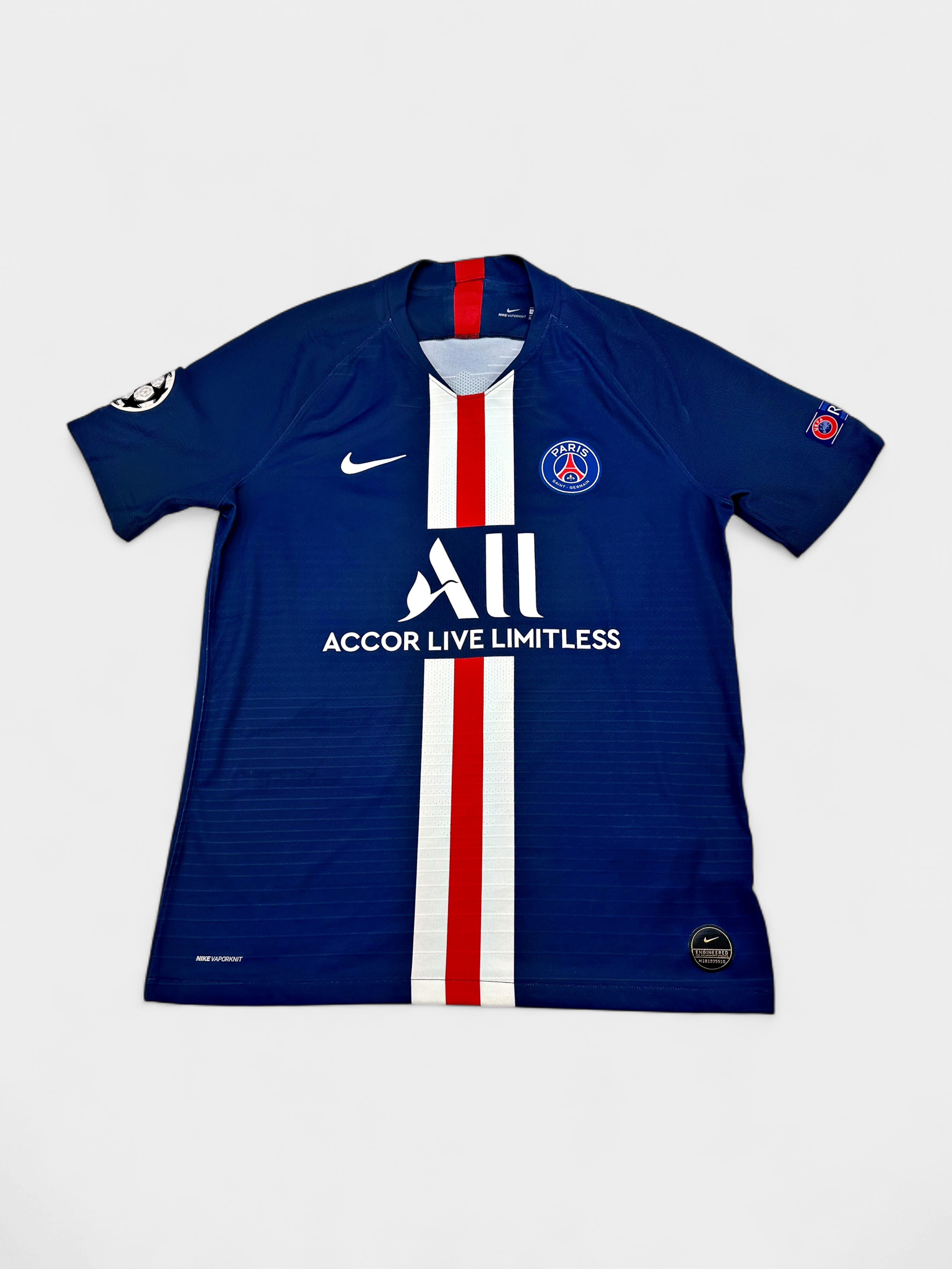 PSG 2019-20 Nike Home Shirt - Mbappé Domestic Double Era (L)