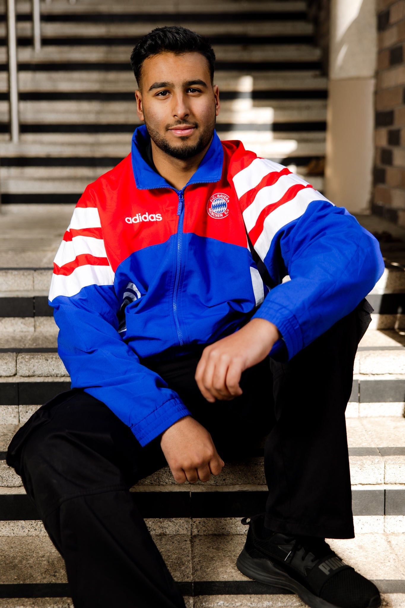 FC Bayern Munich 1995-97 Adidas Track Jacket - XL