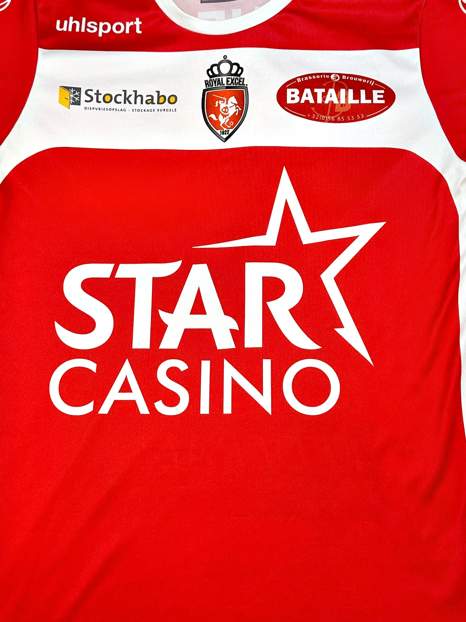 Royal Excel Mouscron 2019-20 Home Shirt - Uhlsport (M)