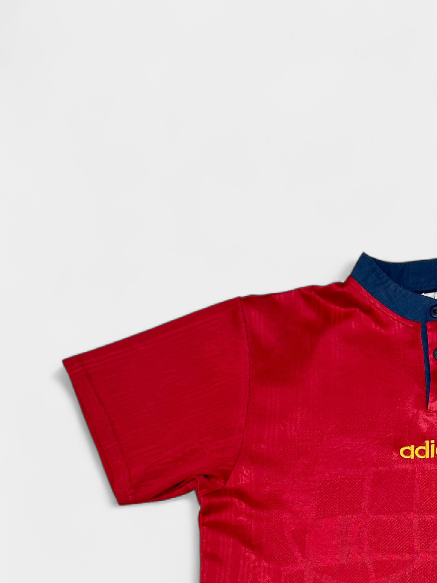 Spain 1996-98 Home Shirt Adidas Original - Luis Enrique Raul Era (S)