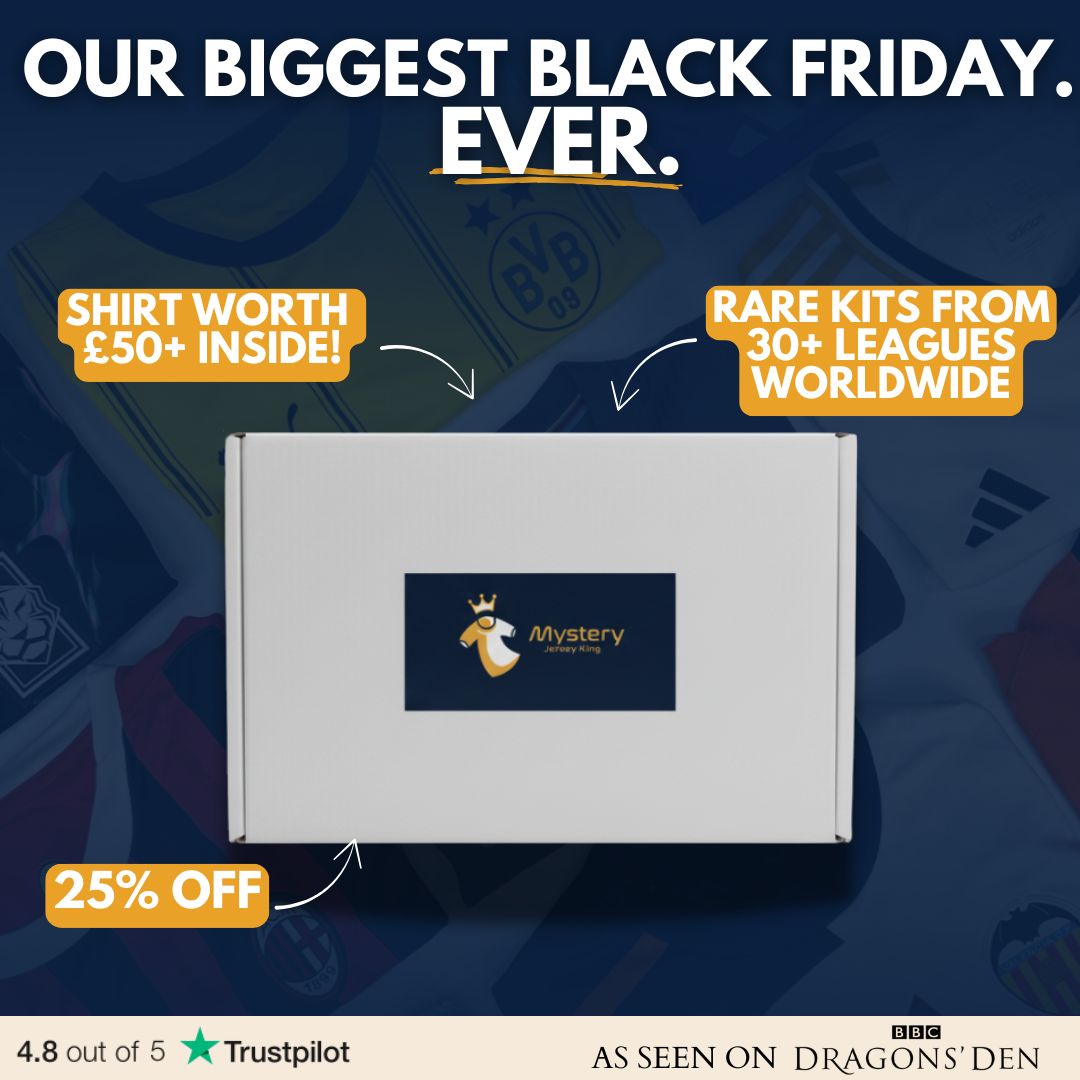 Womens Mystery Football Shirt Box - Black Friday