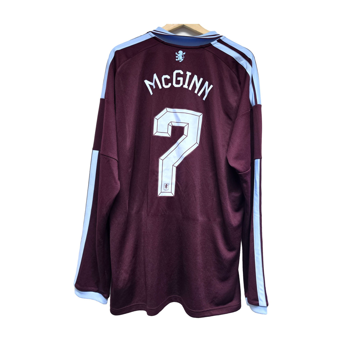 Aston Villa 2026/27 home shirt long sleeve, back with McGinn 7 print