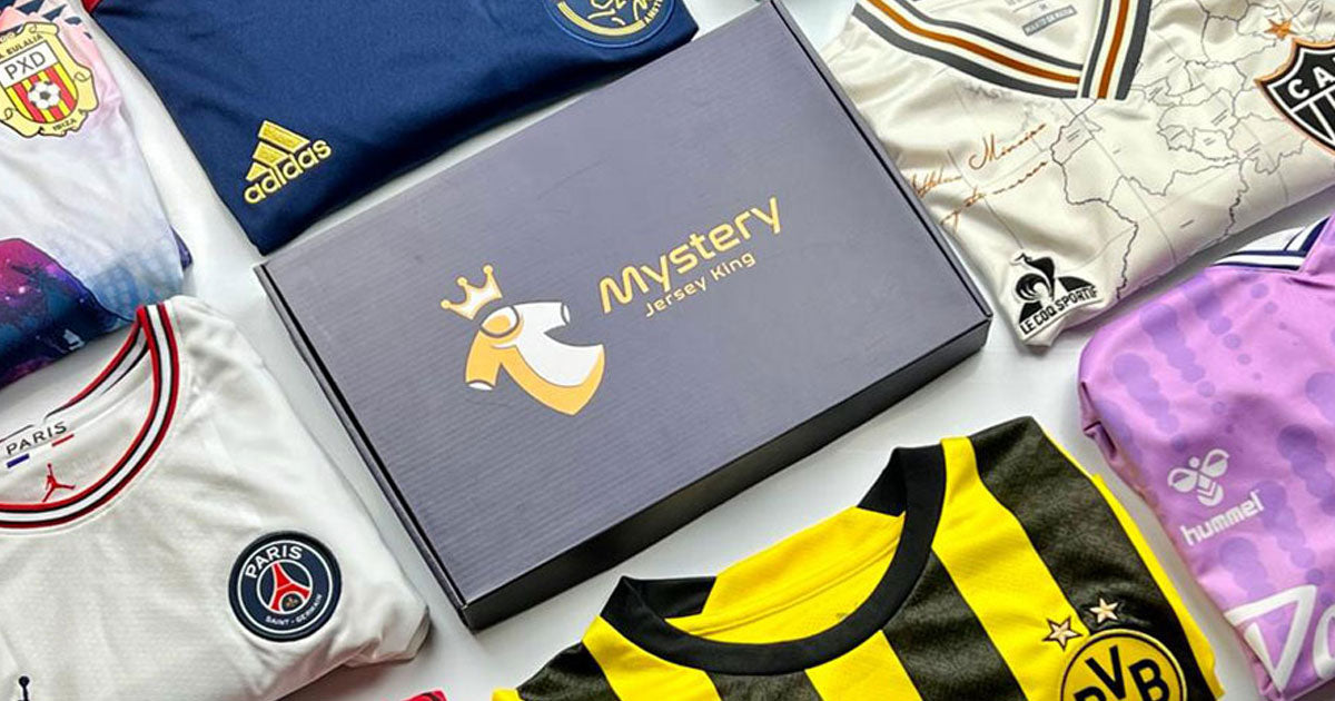Best football shirt gifts for men in 2026 including mystery football shirt box from Mystery Jersey King