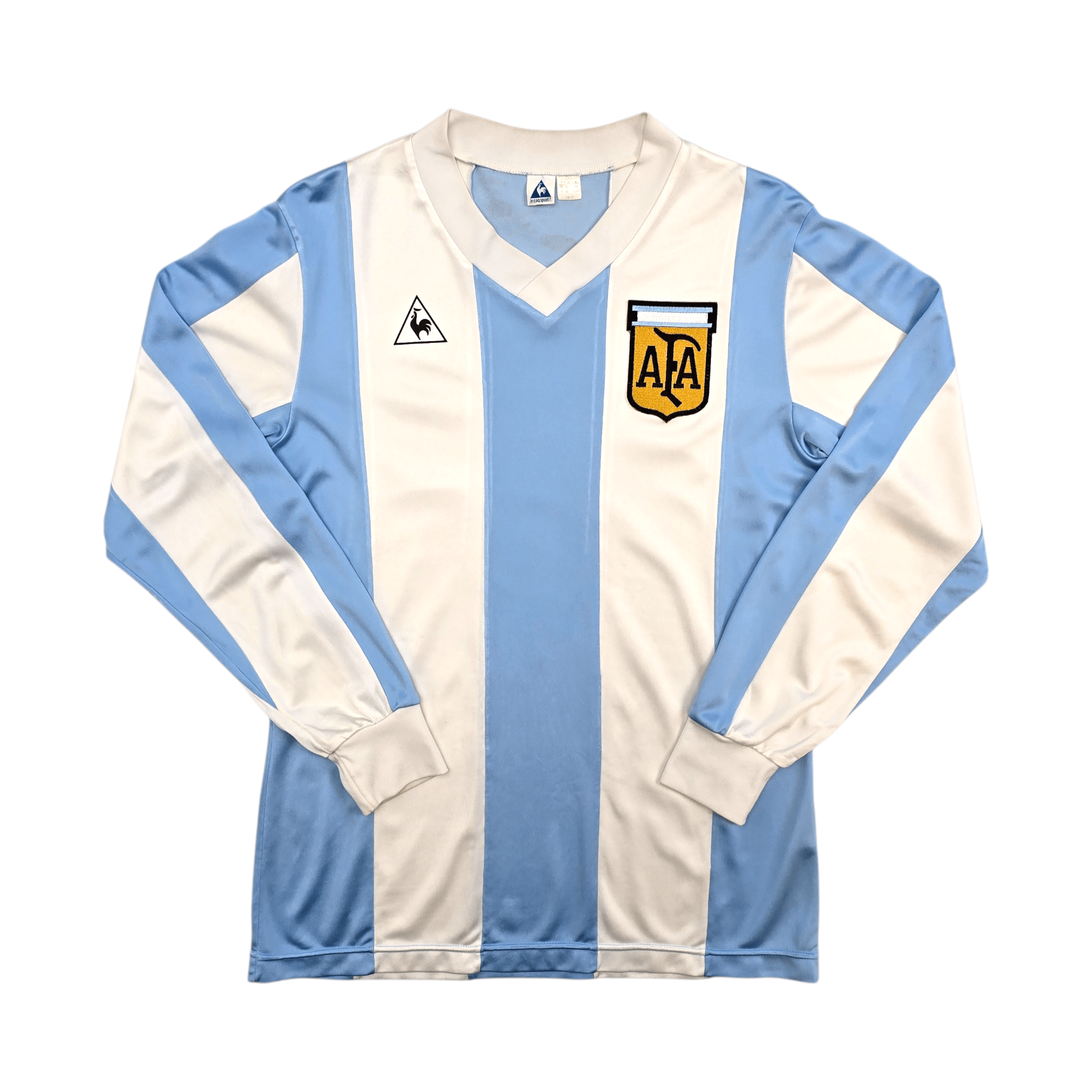 1984-86 Argentina Home Football Shirt (L) Le Coq Sportif - World Cup Winners