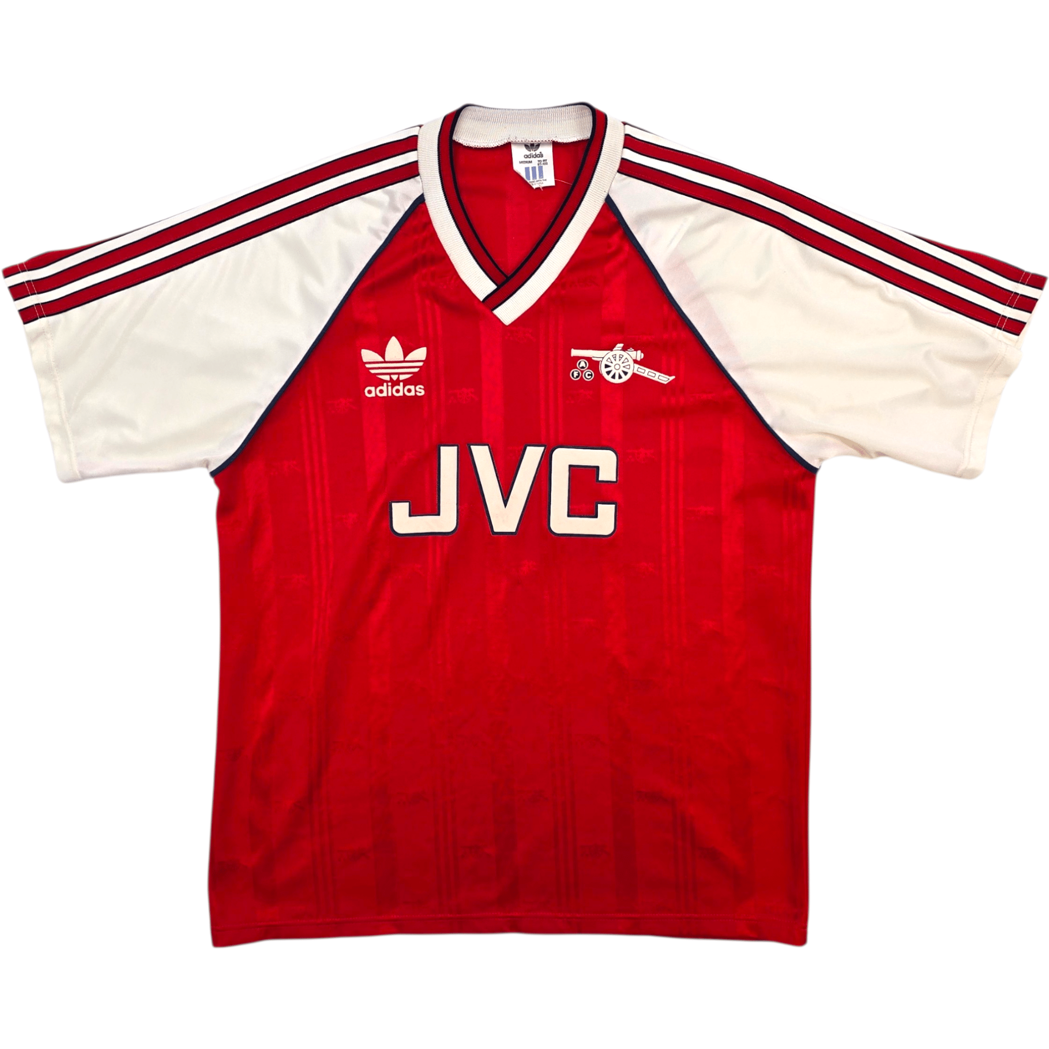 1988/90 Arsenal Home Shirt (M) - Adidas Title-Winning Era