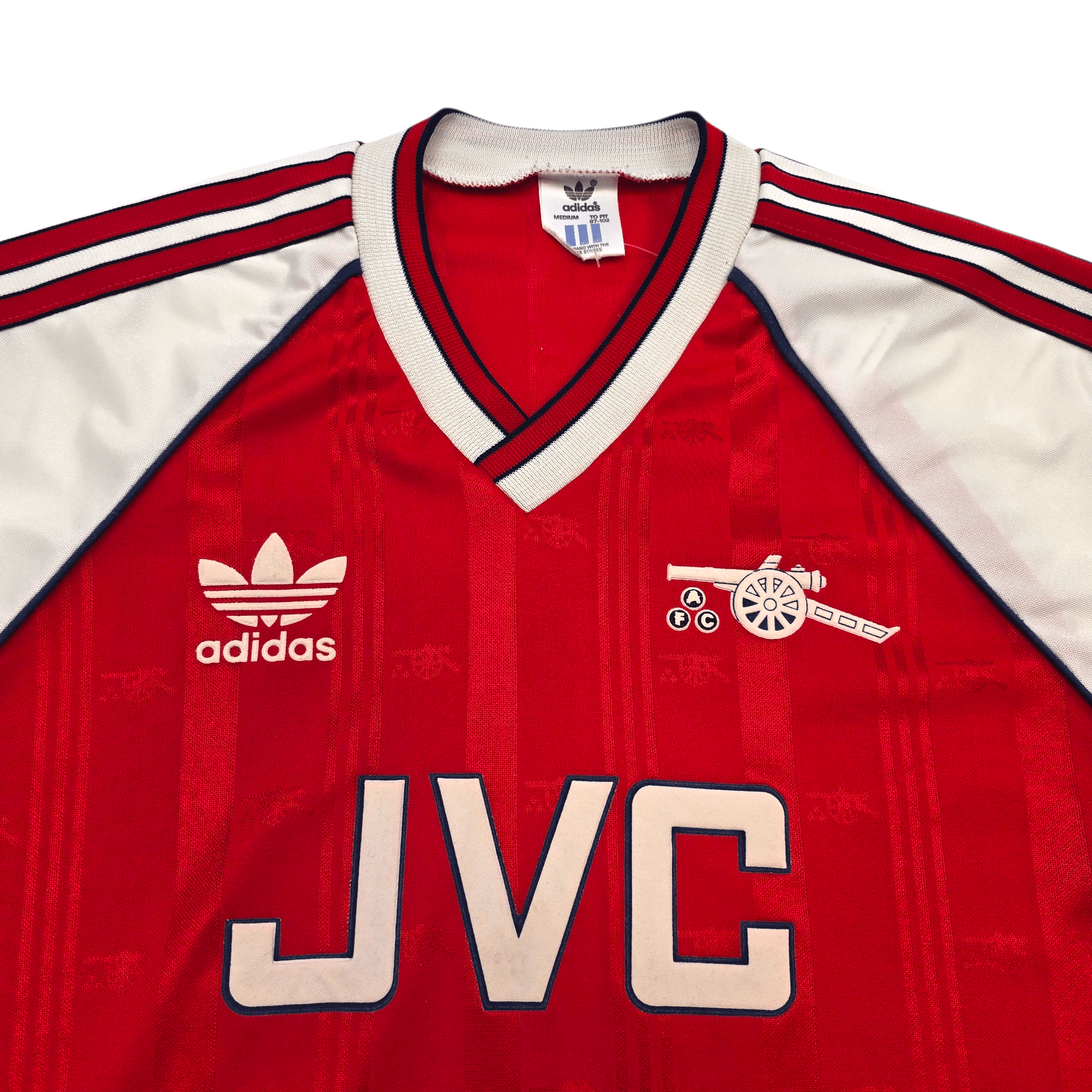 1988/90 Arsenal Home Shirt (M) - Adidas Title-Winning Era