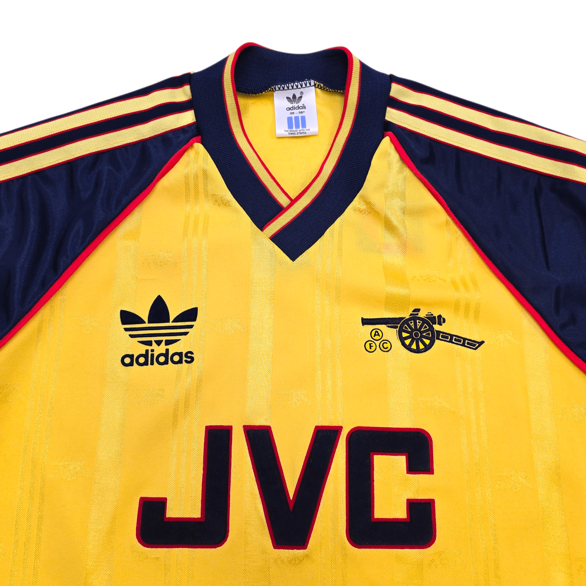 1988-91 Arsenal Away Shirt (S) Adidas - First Division Winners