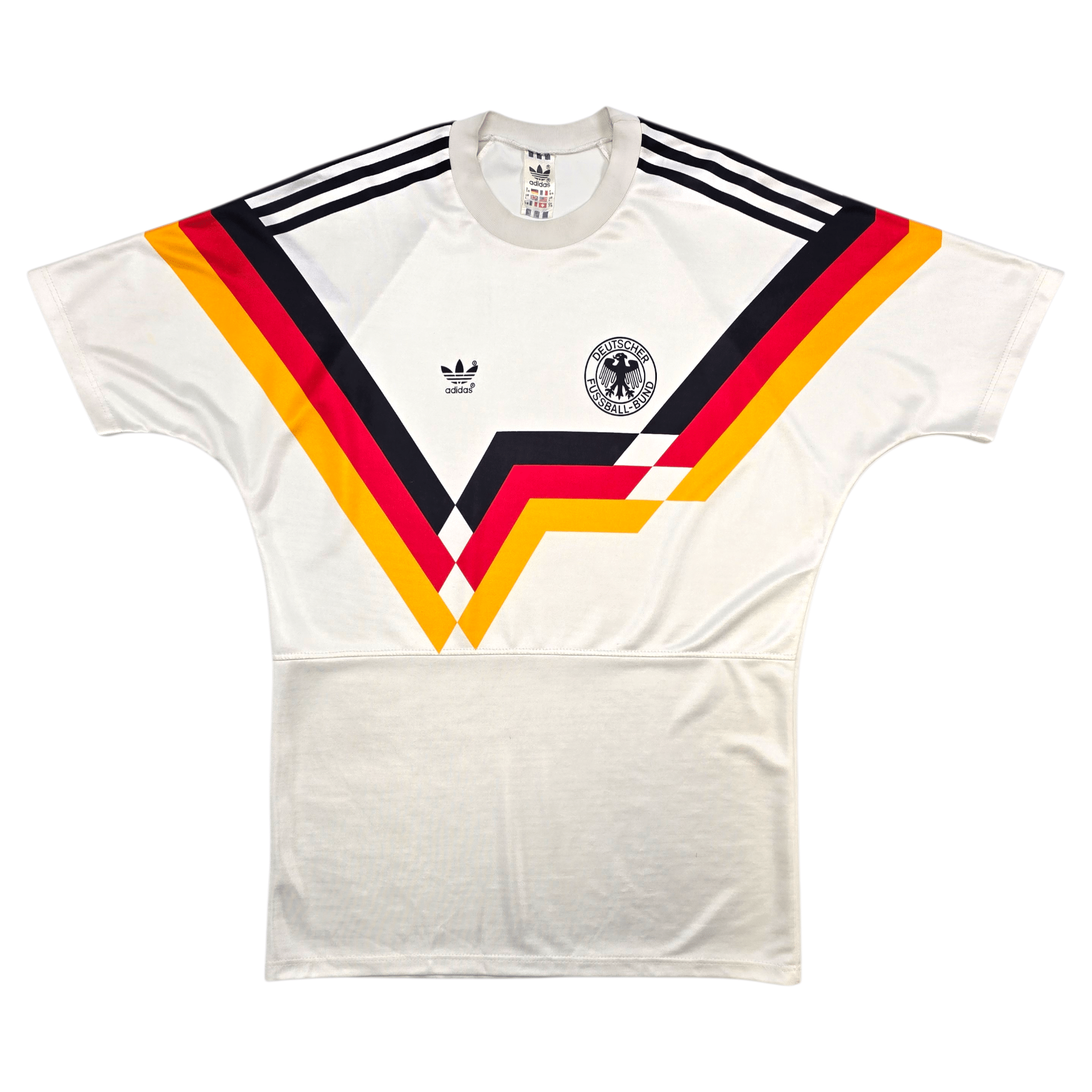 1988-91 Germany Home Football Shirt (Large) Adidas - World Cup Winners