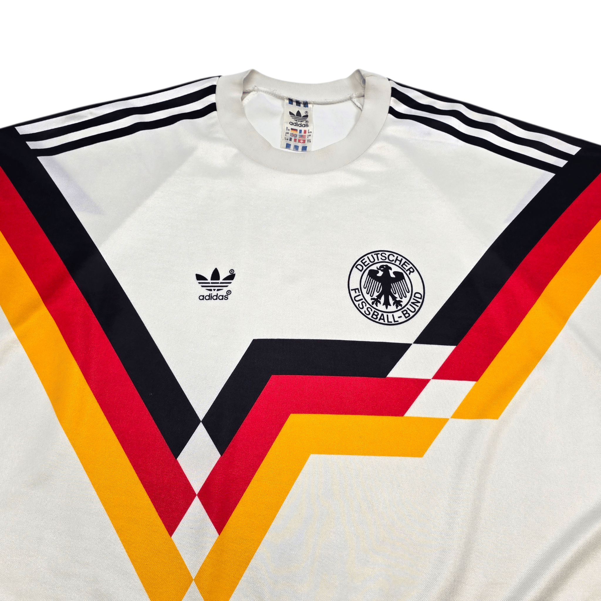 1988-91 Germany Home Football Shirt (Large) Adidas - World Cup Winners