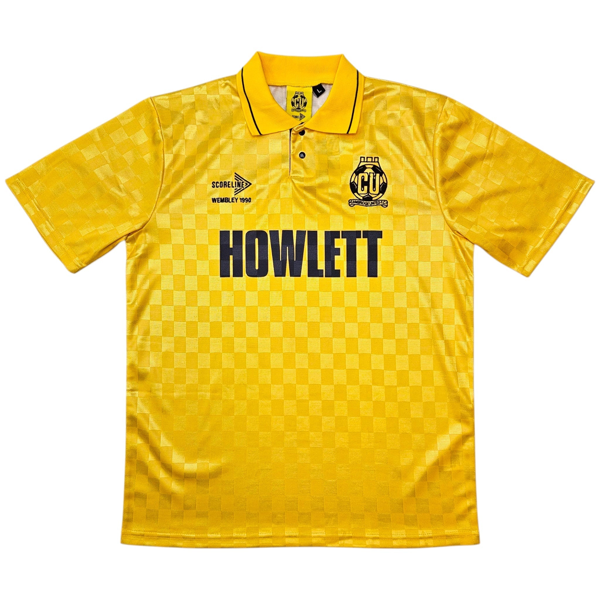 1990 Cambridge United Wembley Home Shirt - Scoreline Retro