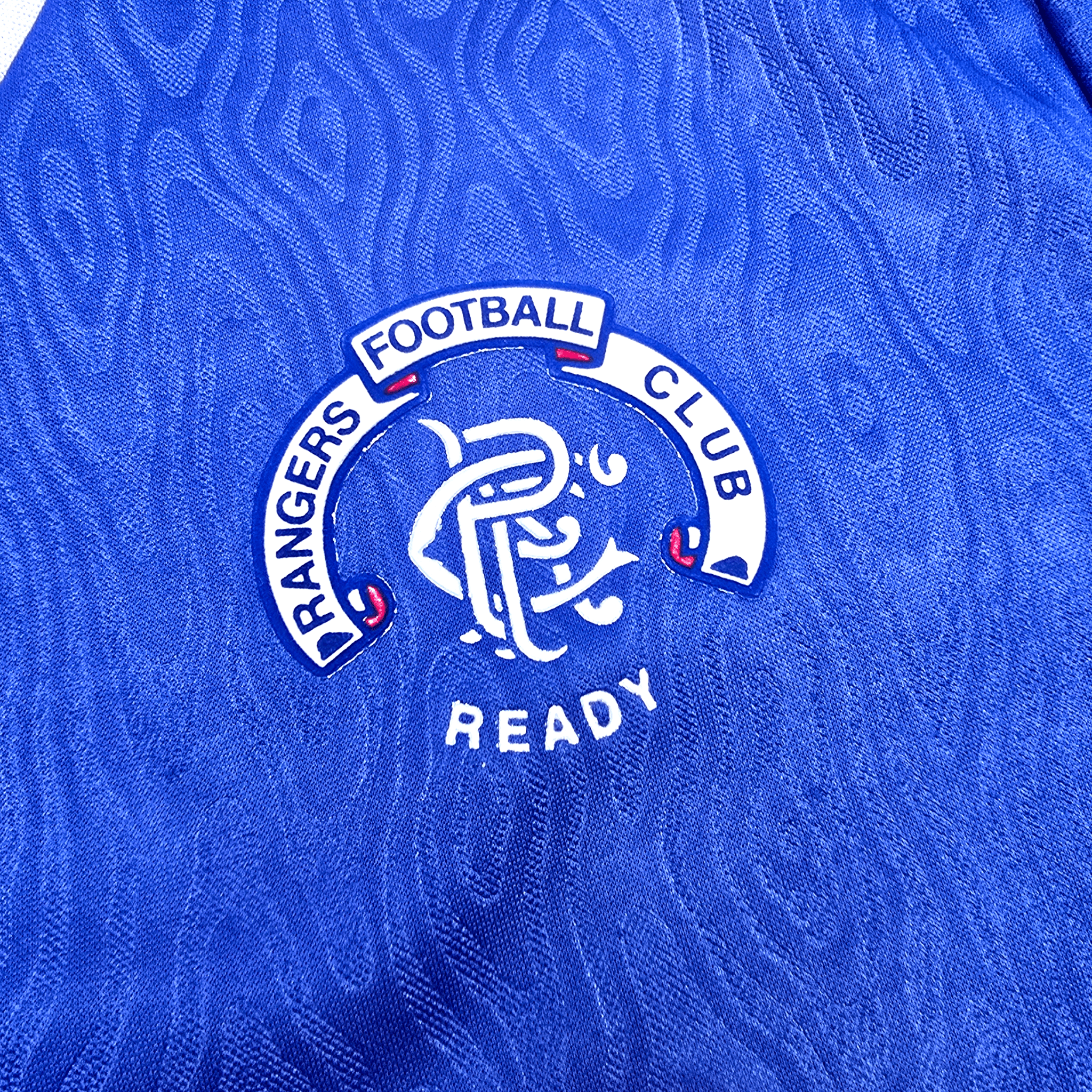 1990/92 Glasgow Rangers Home Shirt (L) Admiral - Vintage Original