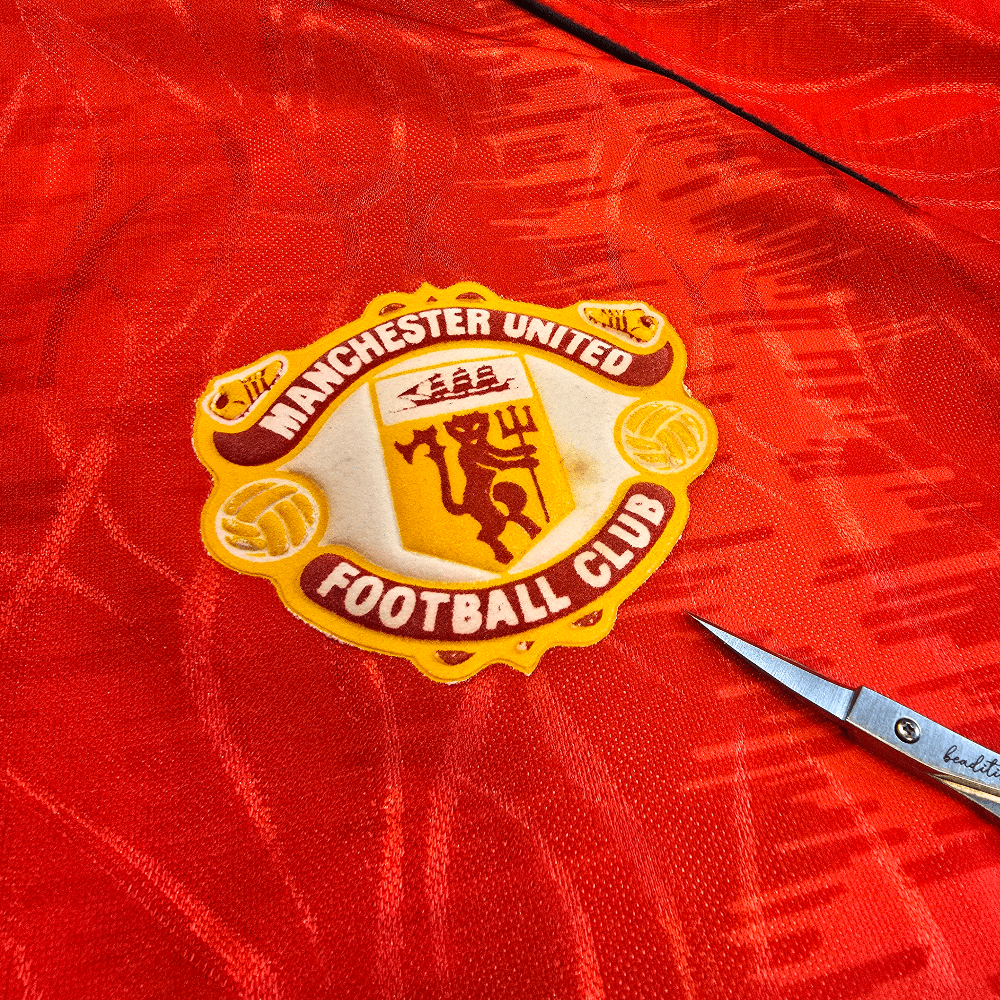 1990-92 Manchester United Home Shirt (L) - Adidas Original